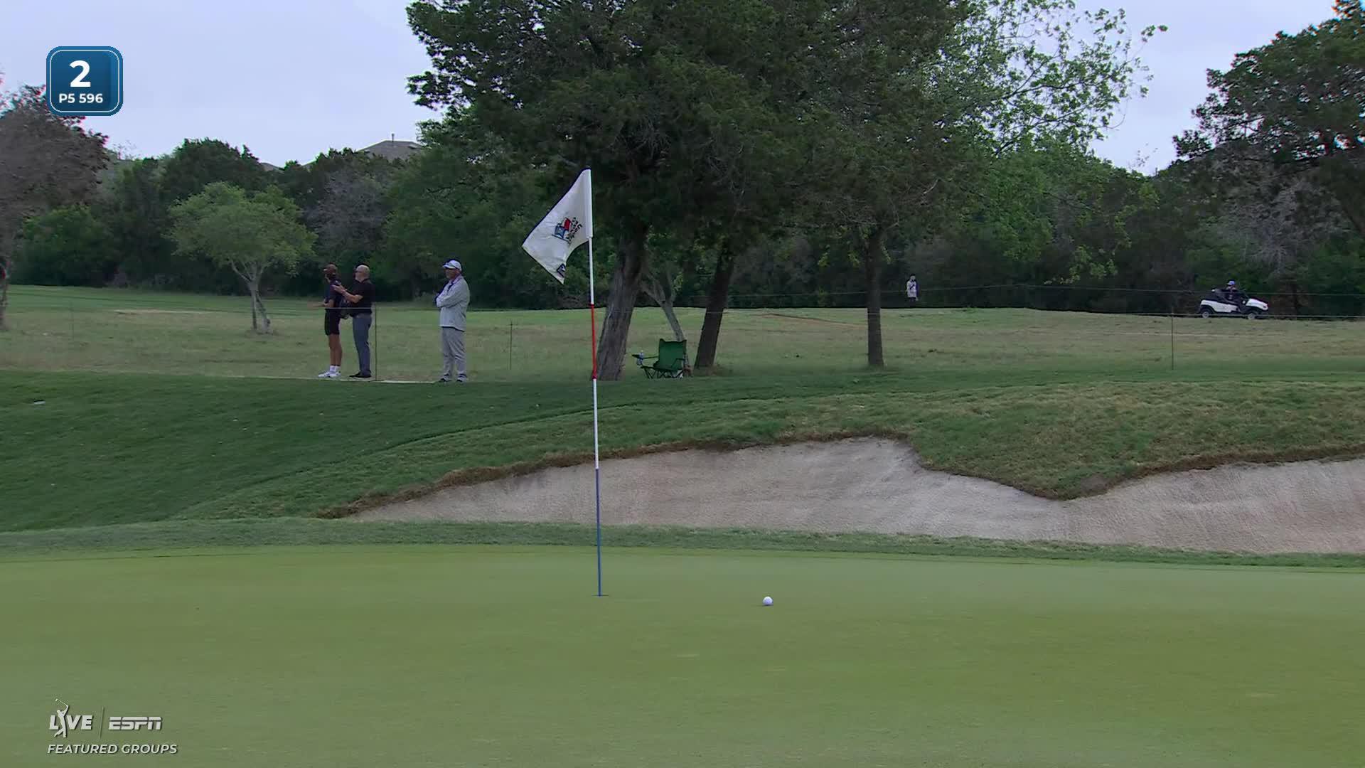Sami Valimaki hits 141-yard approach to 3 feet, sets up birdie on No. 2 at Valero