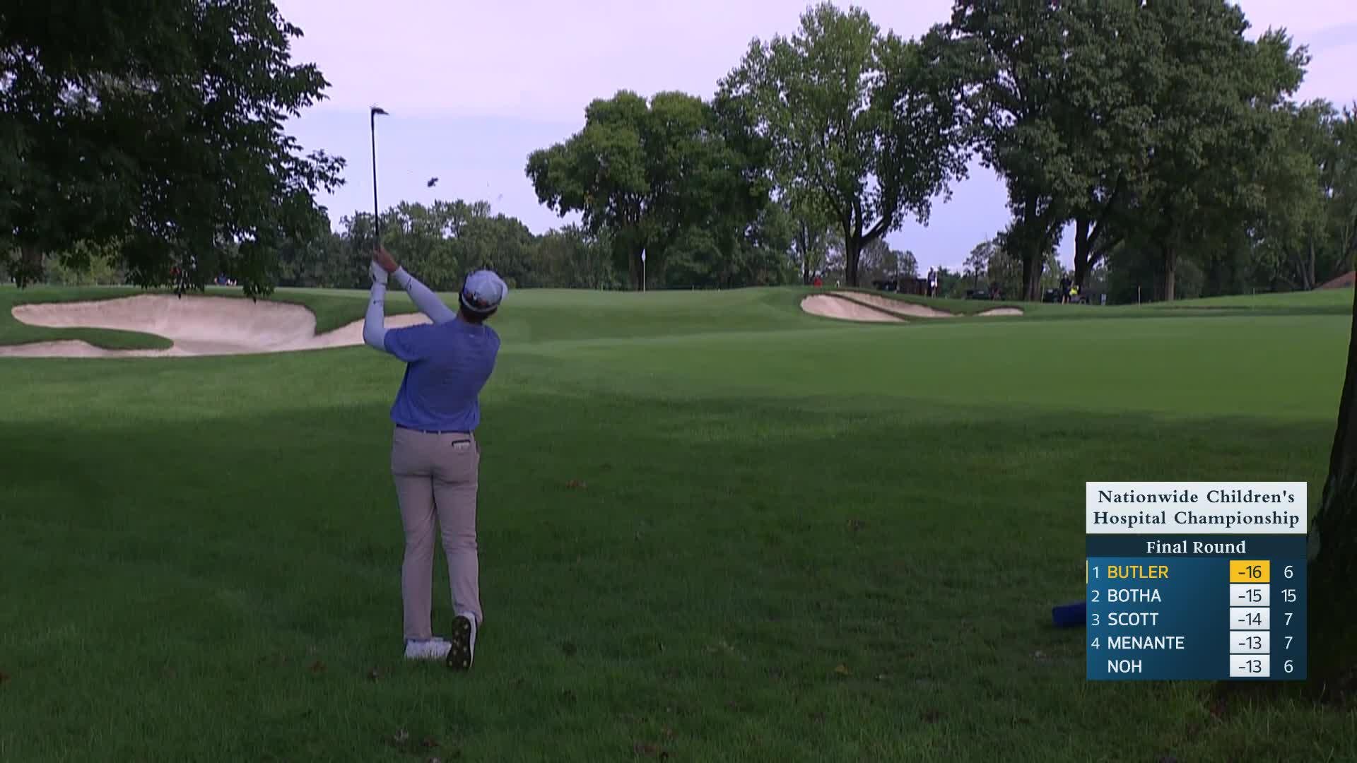 John Marshall Butler makes birdie on No. 7 at Nationwide Children's