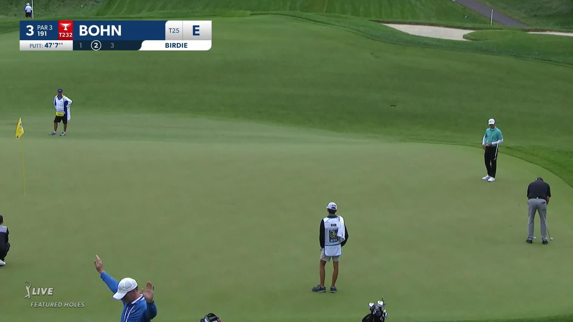 Jason Bohn sinks a 47-foot birdie putt at RBC Canadian
