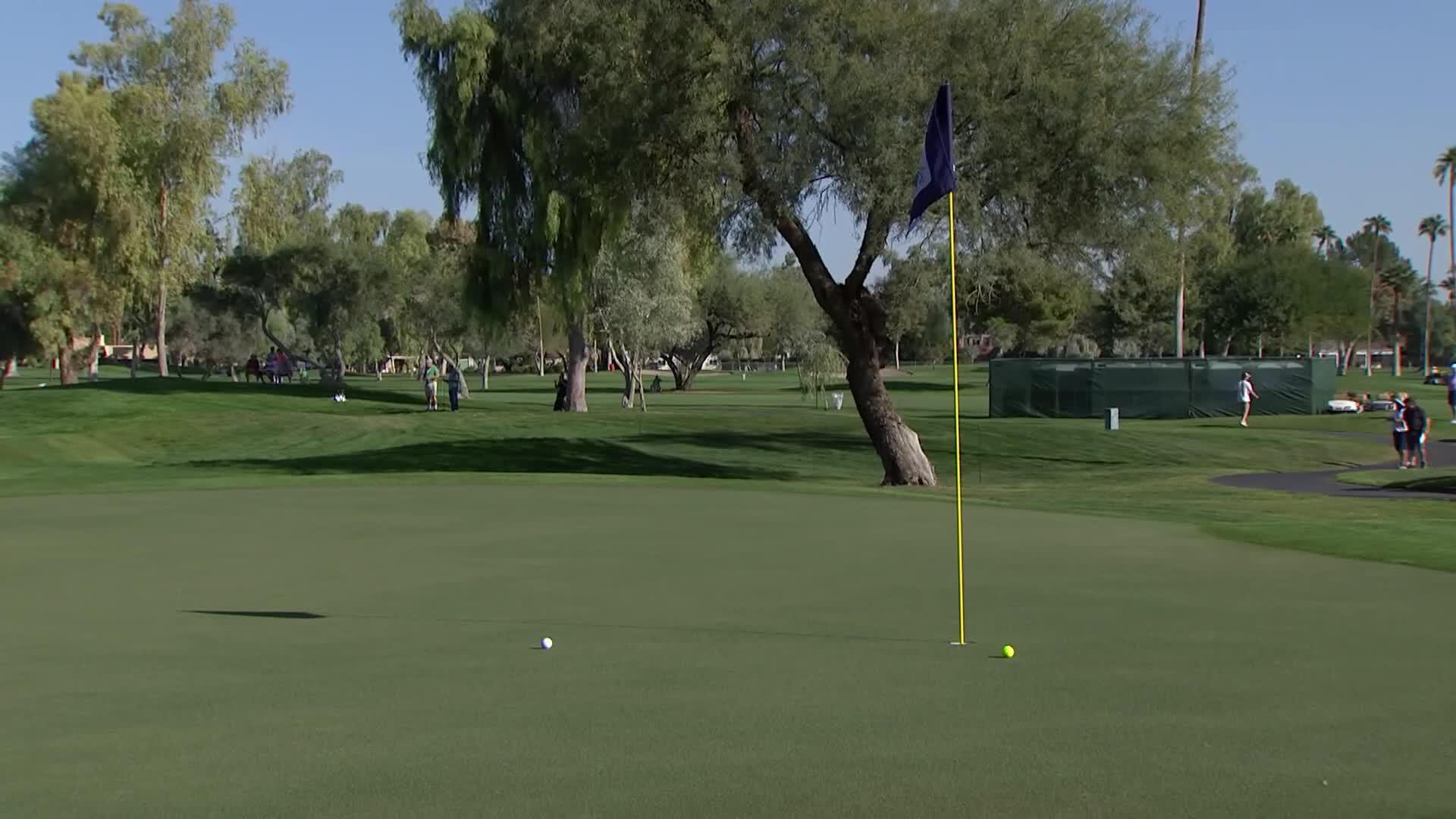 Freddie Jacobson makes birdie on No. 12 at Charles Schwab Cup Championship