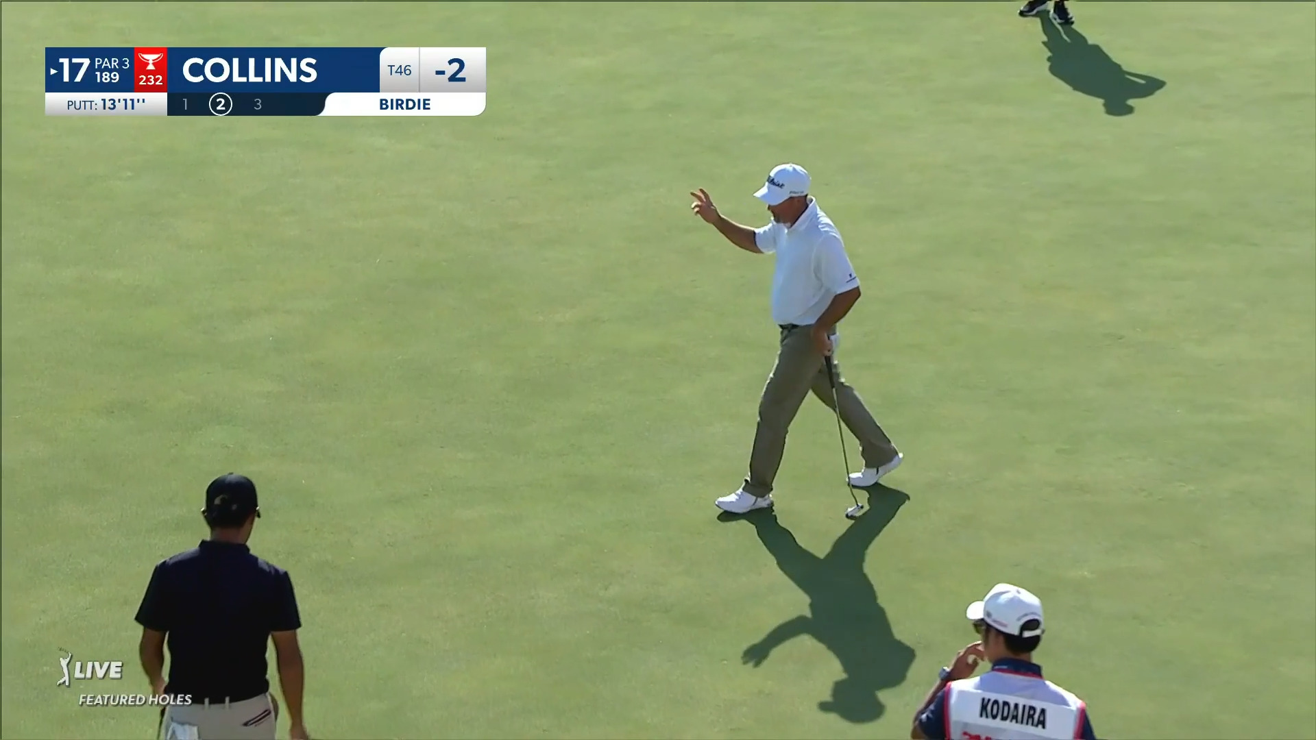 Chad Collins makes birdie at 3M Open