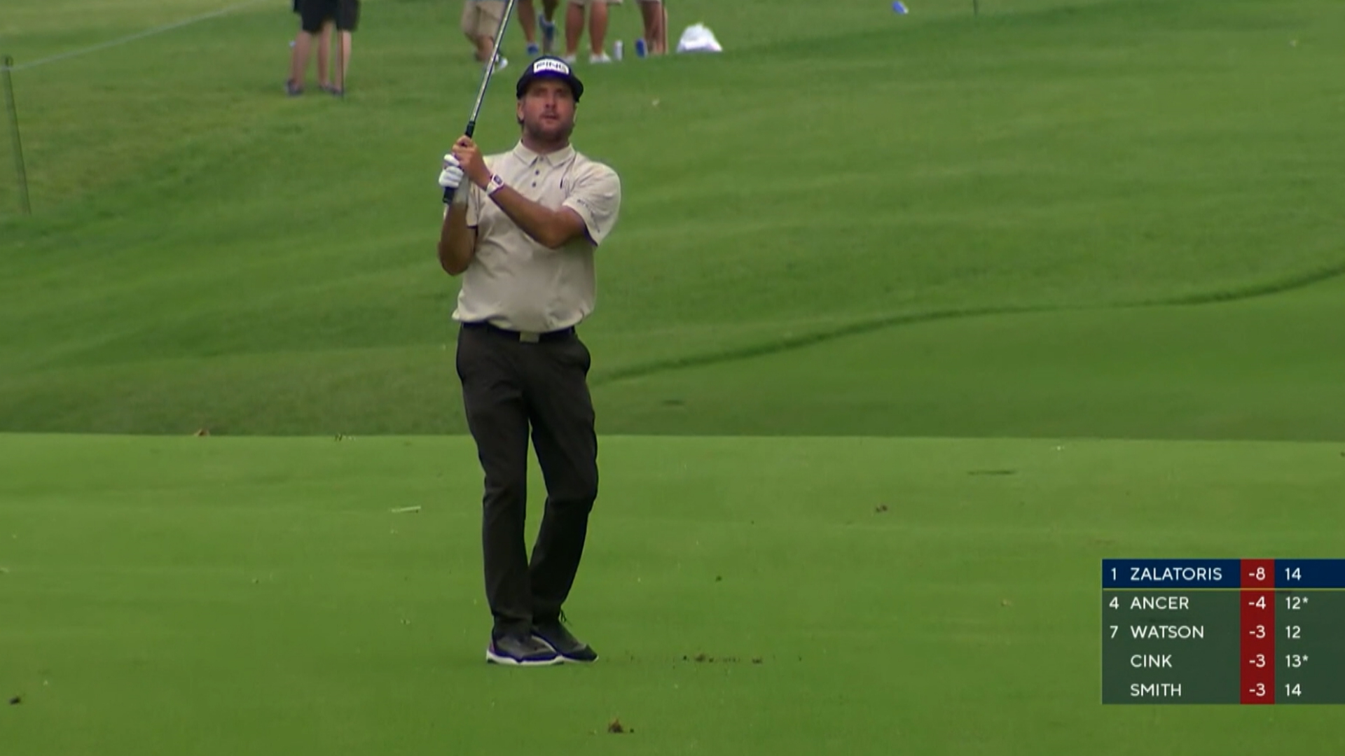 Bubba Watson hits it close to set up birdie at PGA Championship