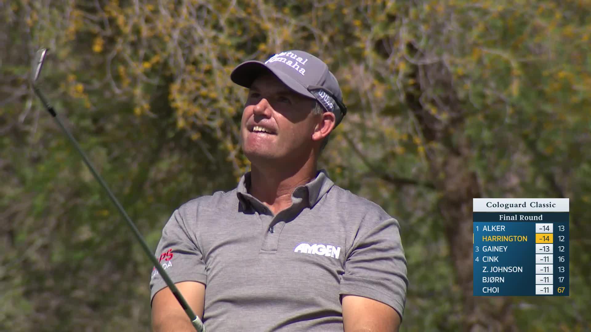 Padraig Harrington makes birdie on No. 13 at Cologuard Classic