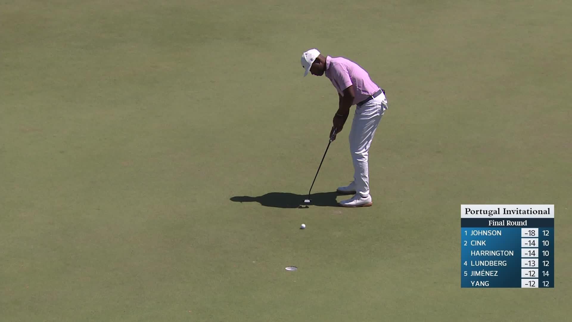 Timothy O'Neal makes birdie on No. 12 at Portugal Invitational
