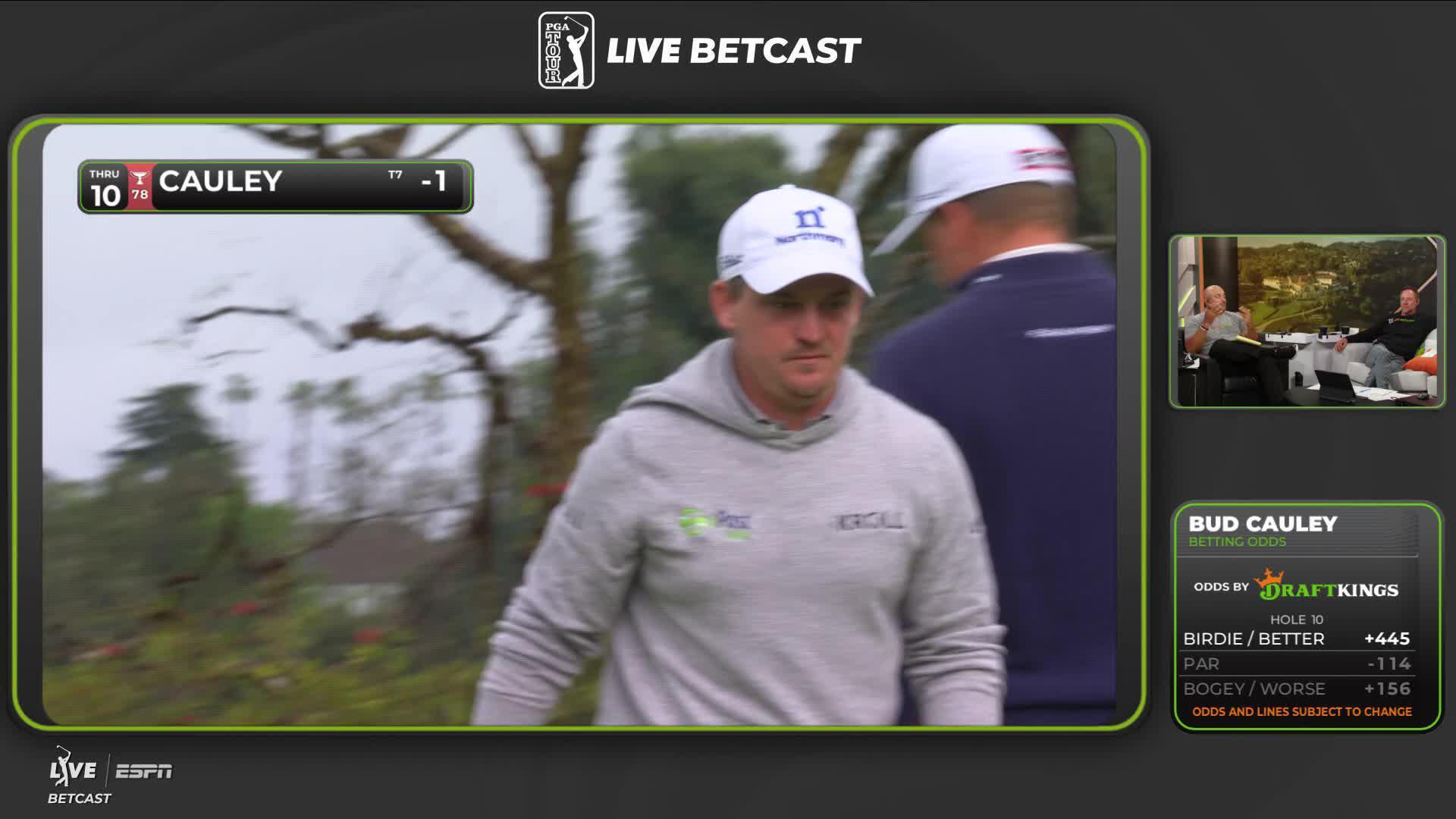 Bud Cauley sinks 14-foot birdie putt on No. 10 at The Genesis