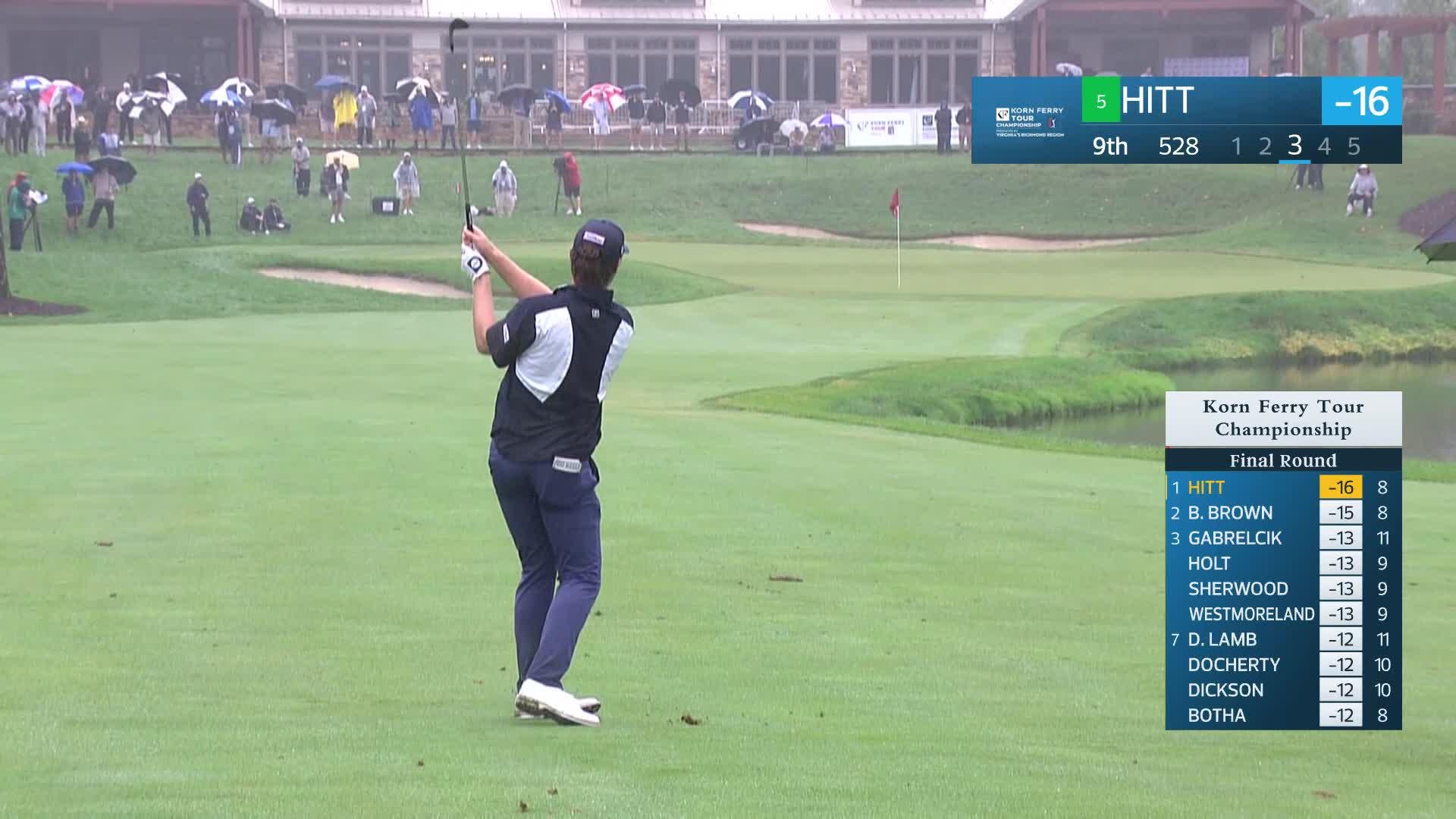 Austin Hitt makes birdie on No. 9 at Korn Ferry Tour Champ