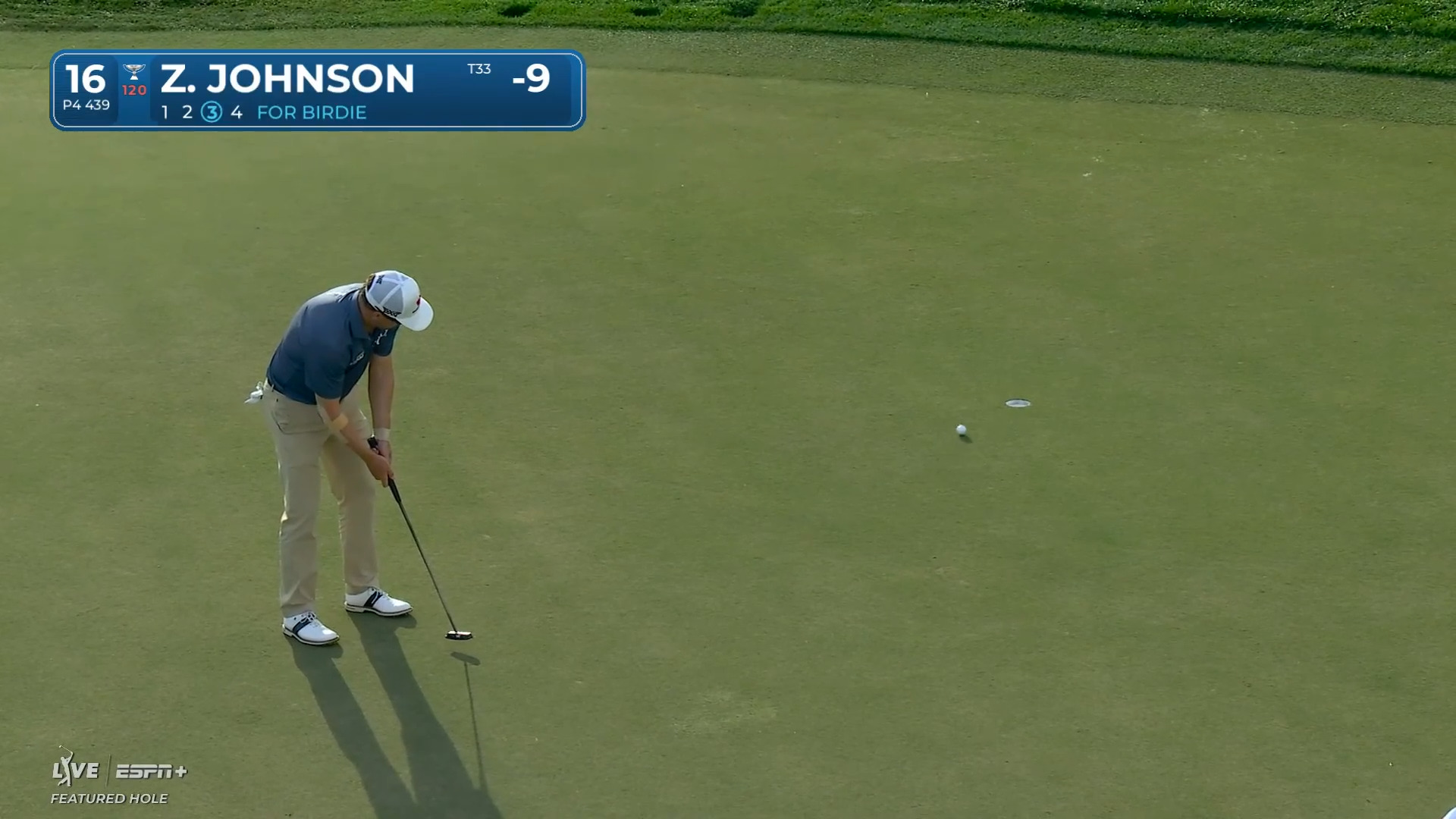 Zach Johnson pours in 11-foot birdie putt at Cognizant Classic