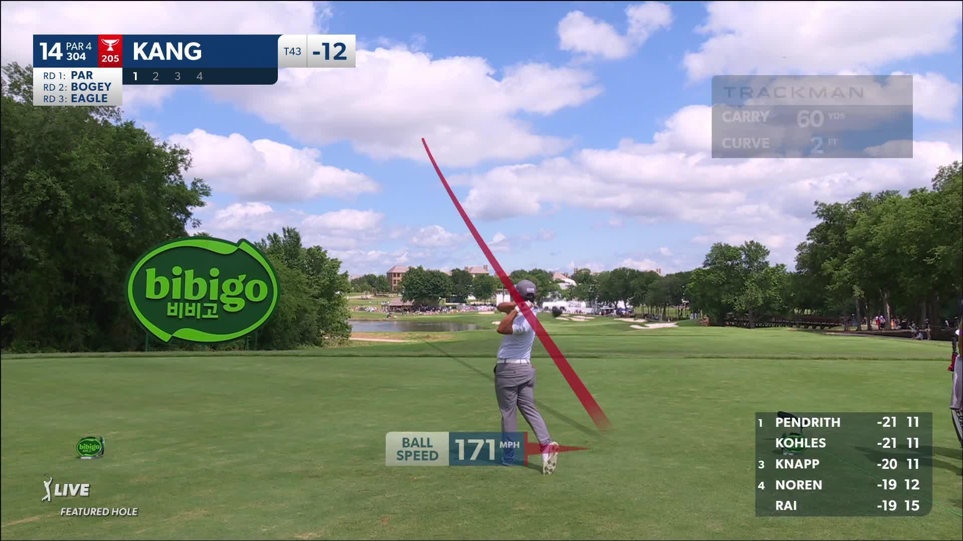 Sung Kang's impressive tee shot leads to birdie at THE CJ CUP