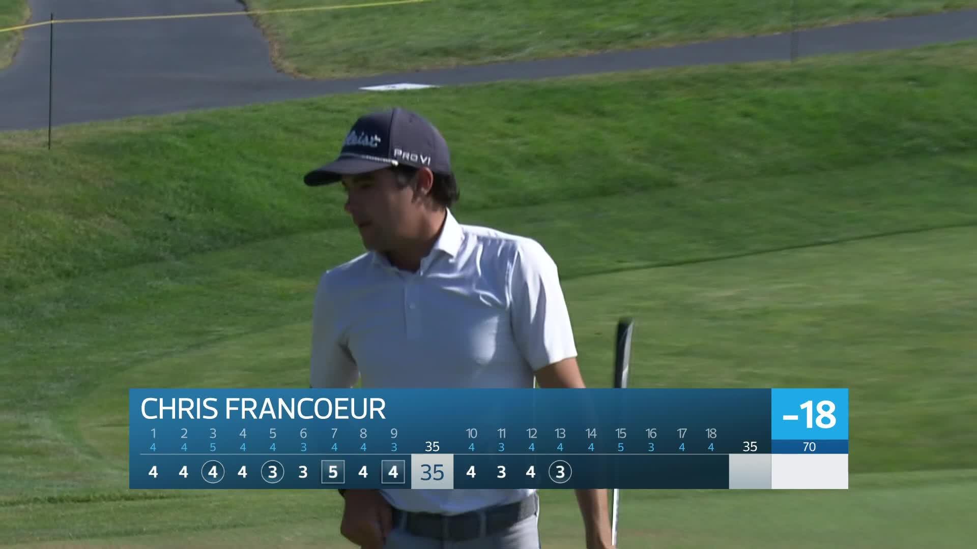 Chris Francoeur makes birdie on No. 13 at Utah Championship