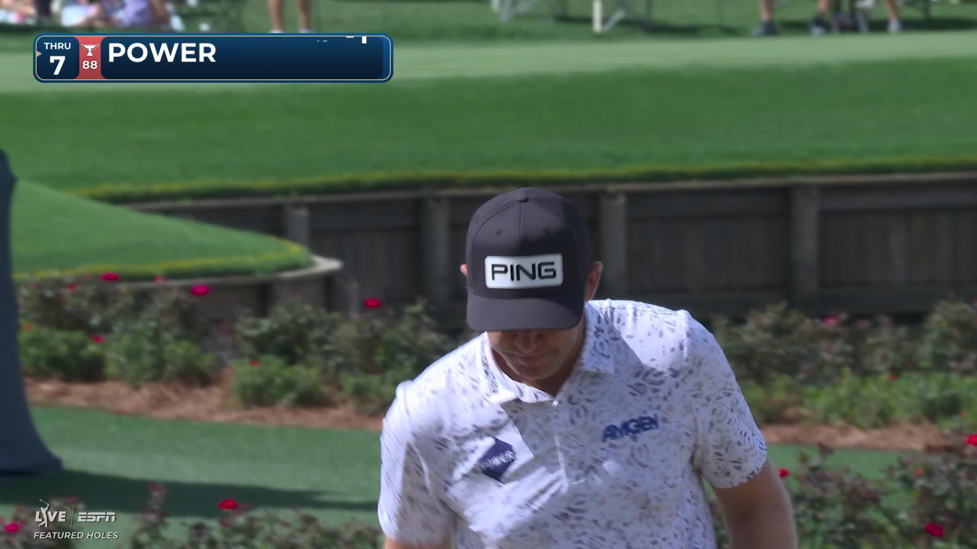 Seamus Power taps in from 4 feet for birdie on No. 16 at THE PLAYERS