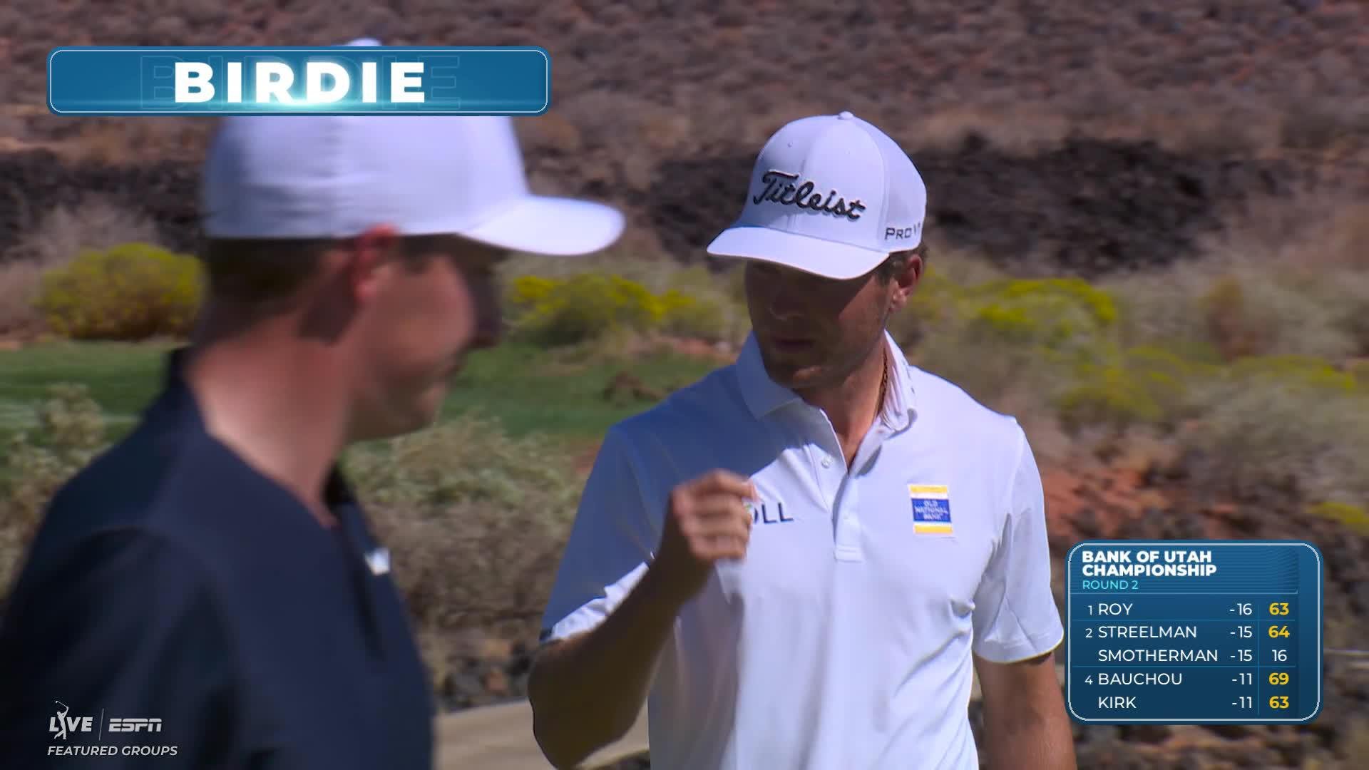 Michael Brennan's 150-yard approach sets up birdie on No. 2 at Bank of Utah