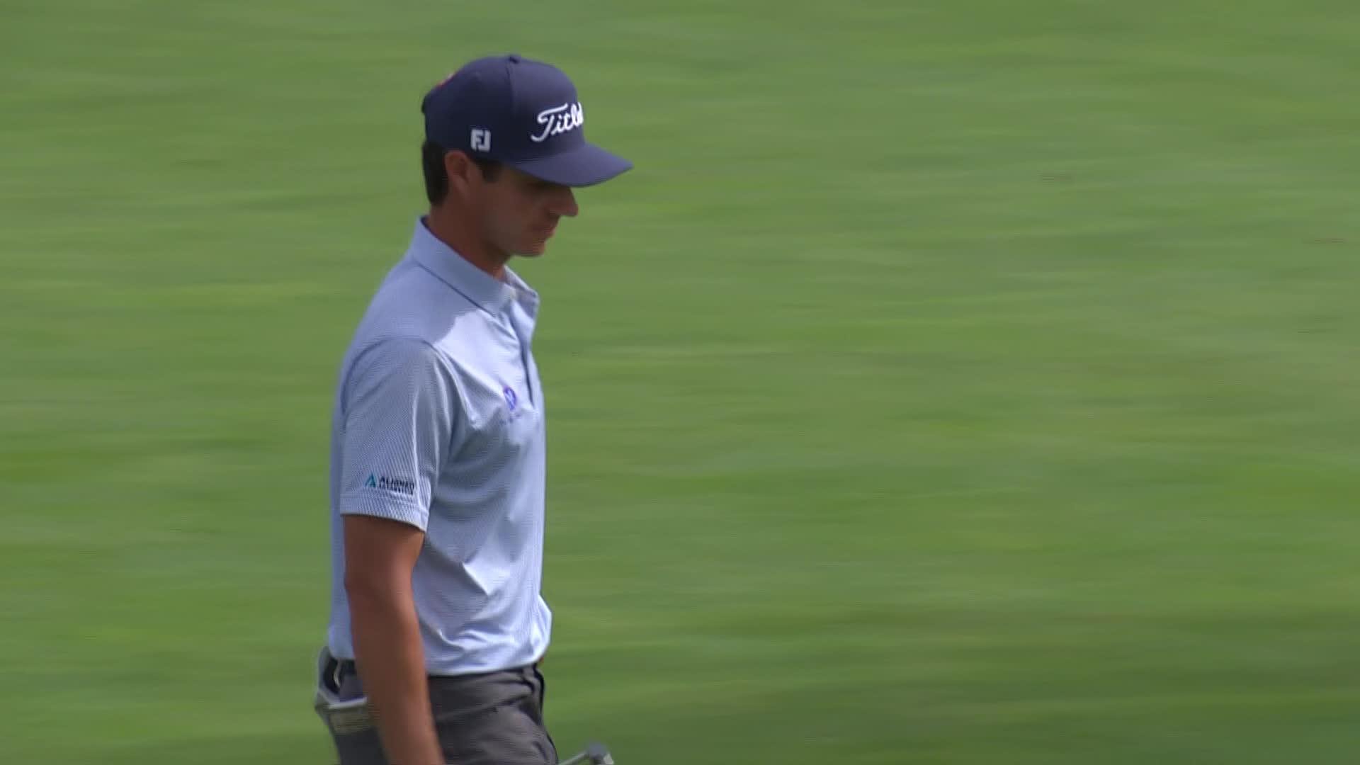 Cole Sherwood makes birdie on No. 9 at Korn Ferry Tour Champ