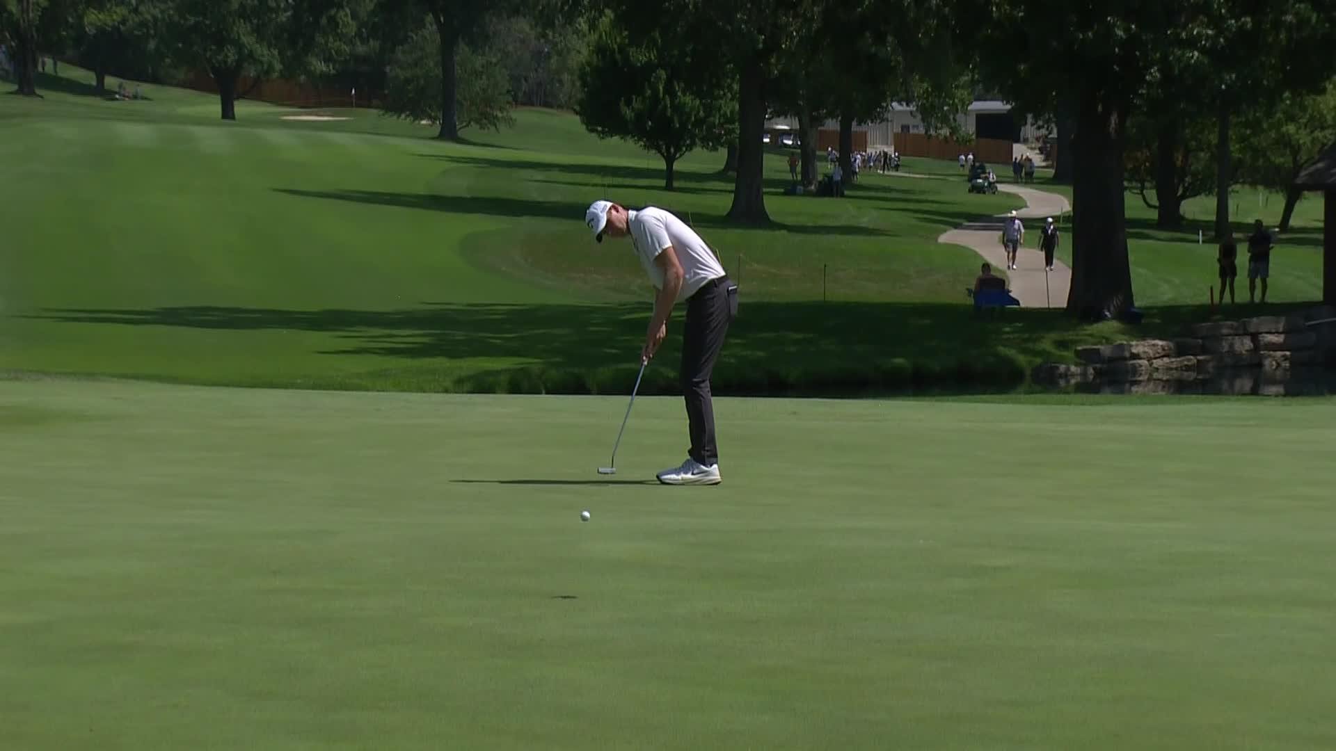 Tommy Morrison makes birdie on No. 13 at AdventHealth