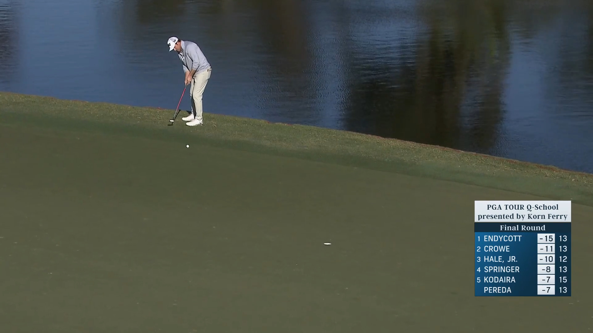 Patrick Cover's eagle from off the green at PGA TOUR Q-School