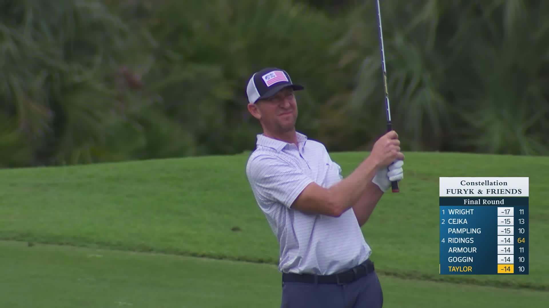 Vaughn Taylor makes birdie on No. 11 at Constellation FURYK & FRIENDS