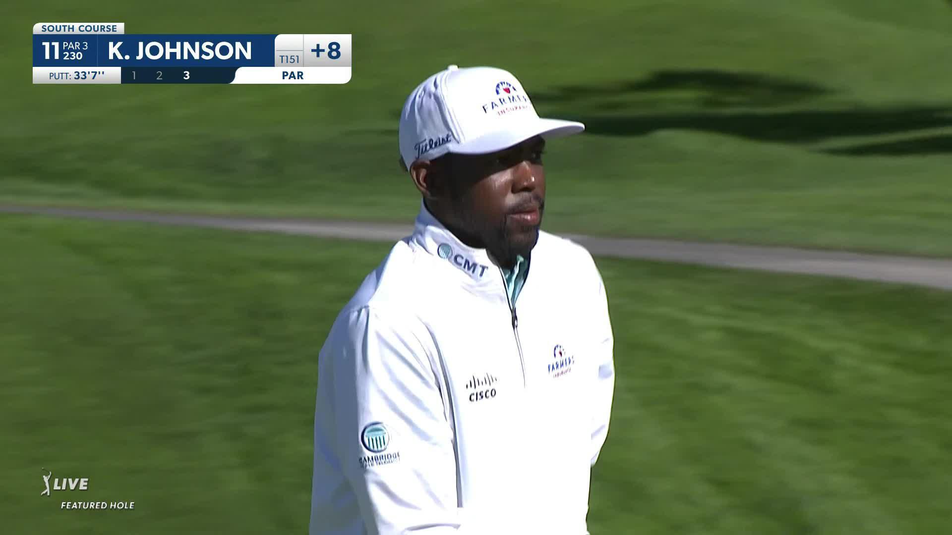 Kamaiu Johnson’s 34-foot par save Farmers