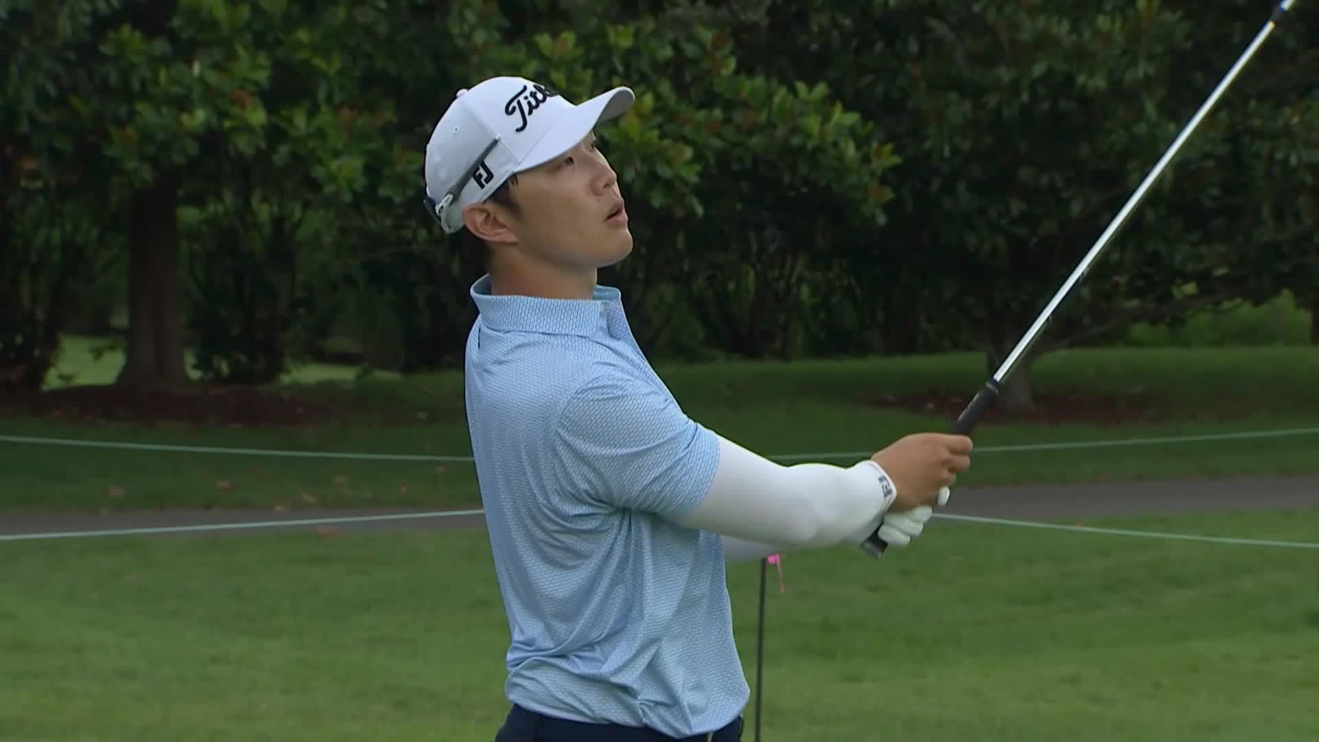 Jeong Weon Ko hits tee shot to 12 feet, sets up birdie on No. 9 at ISCO Championship