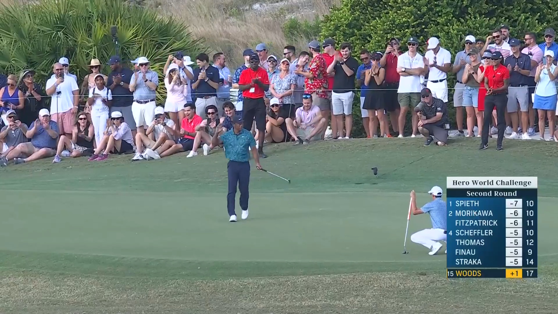 Tiger Woods posted a three-second swing video and the tour pros