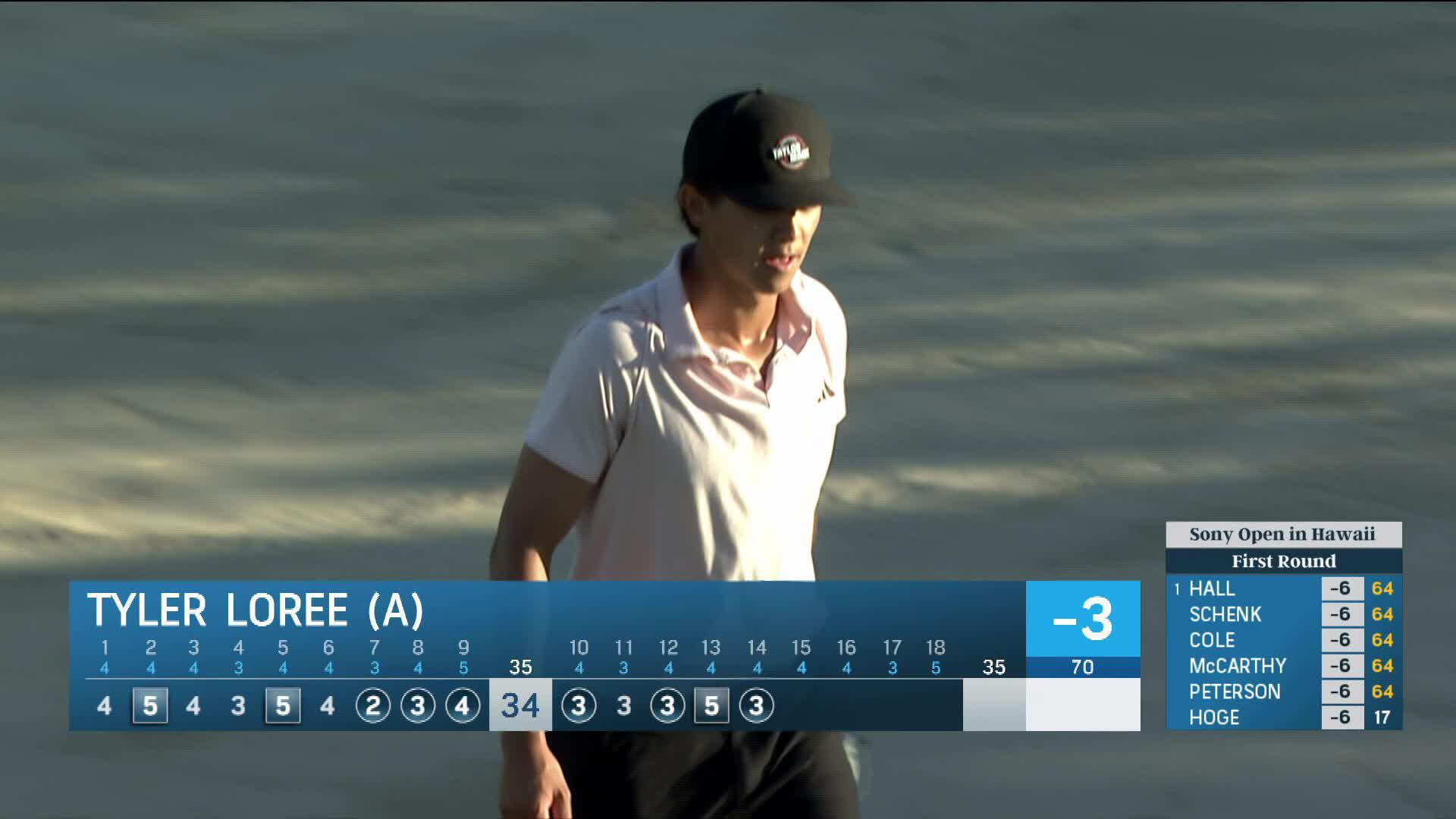 Tyler Loree holes birdie putt from 83-feet at Sony Open