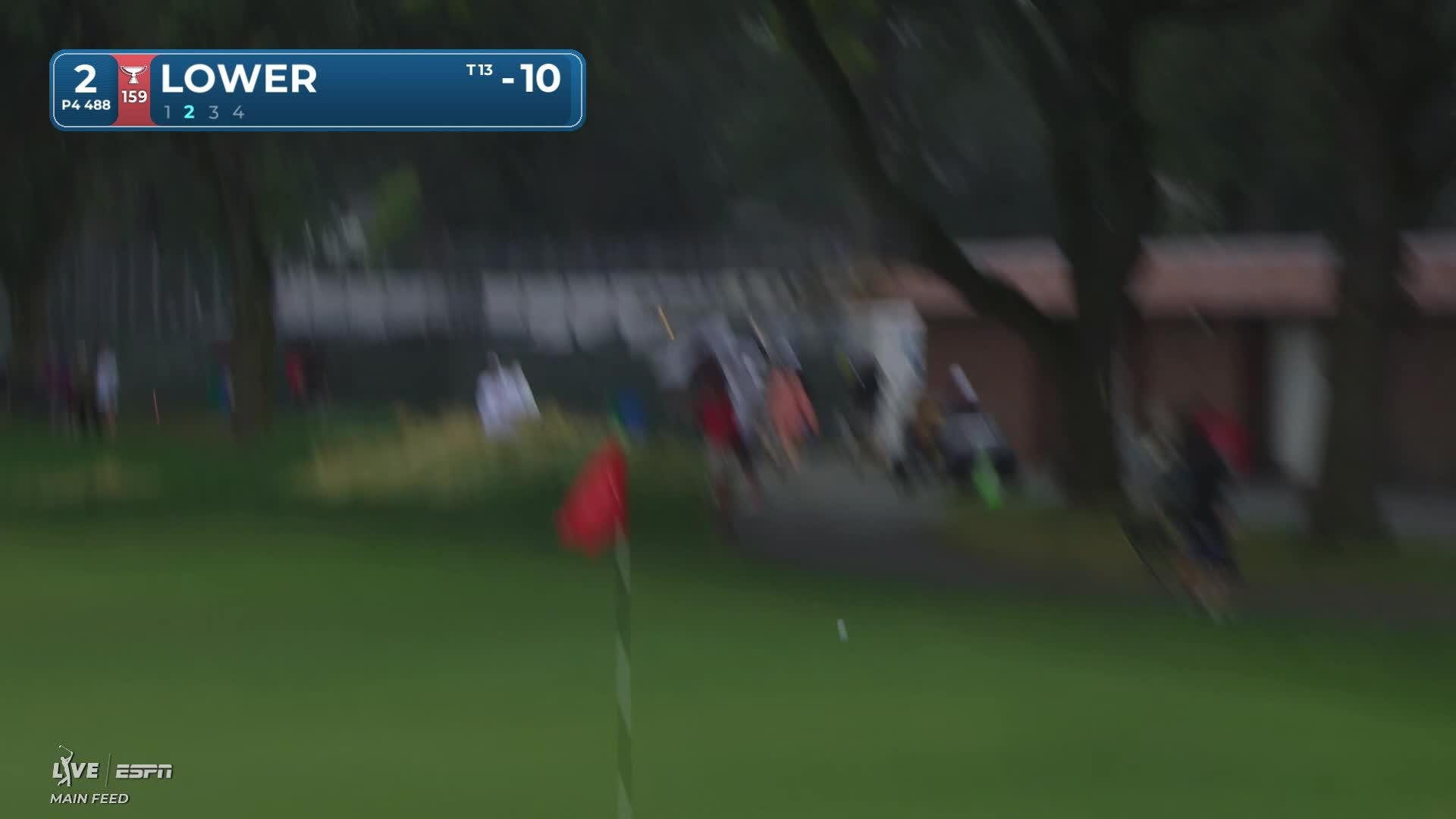 Justin Lower's 205-yard approach sets up birdie on No. 2 at Rocket Classic