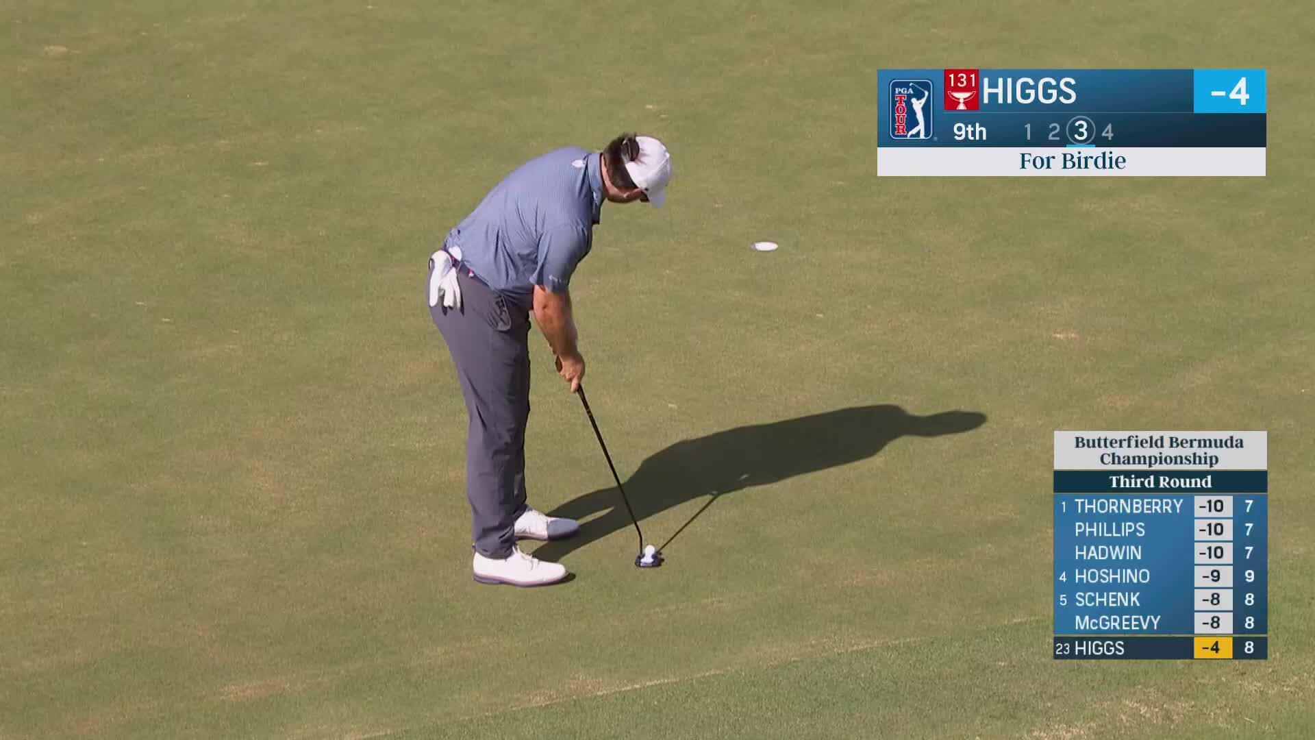 Harry Higgs makes bounce-back birdie on No. 9 at Butterfield Bermuda