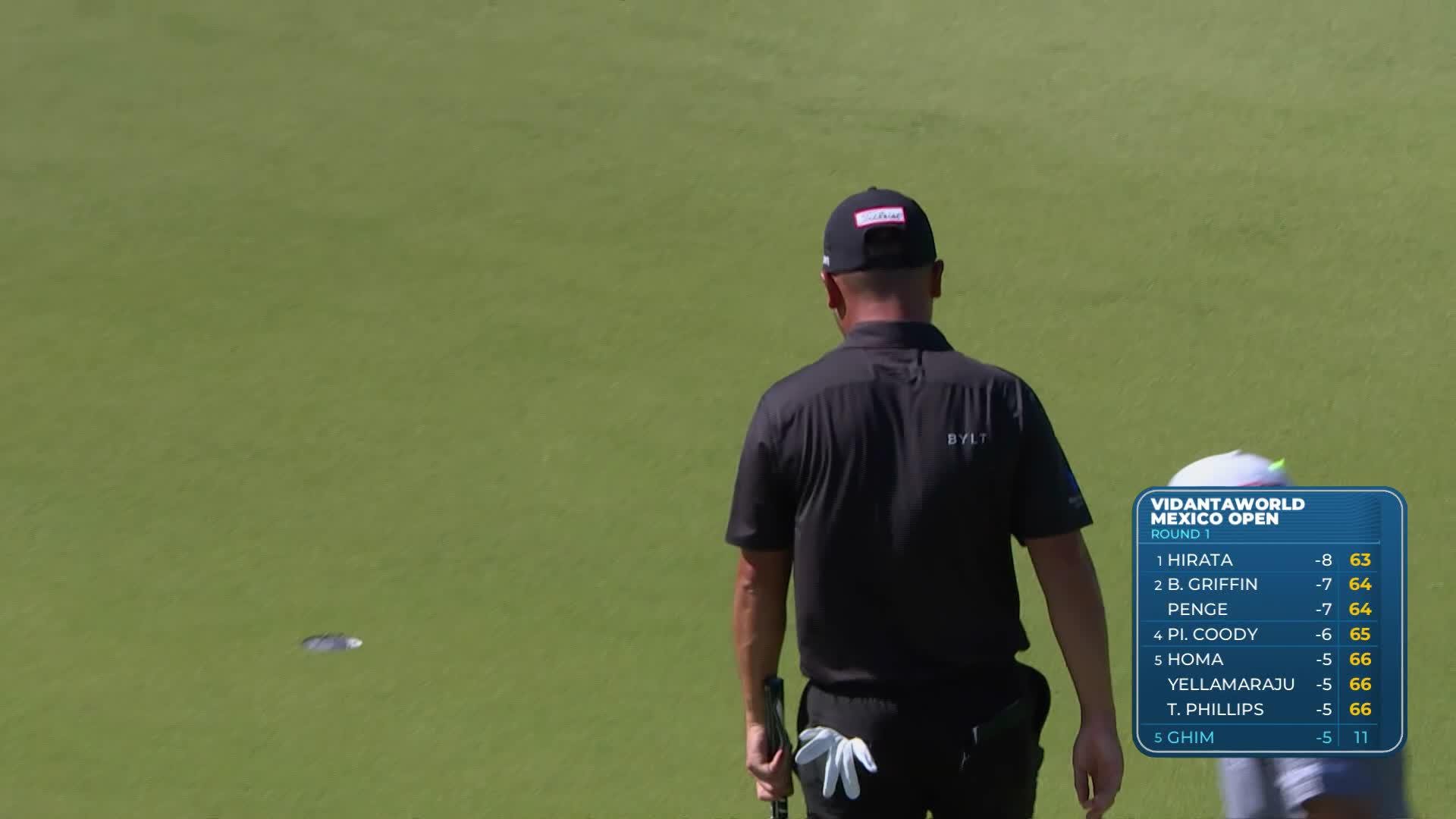 Doug Ghim drains 14-foot putt for birdie on No. 11 at Mexico Open