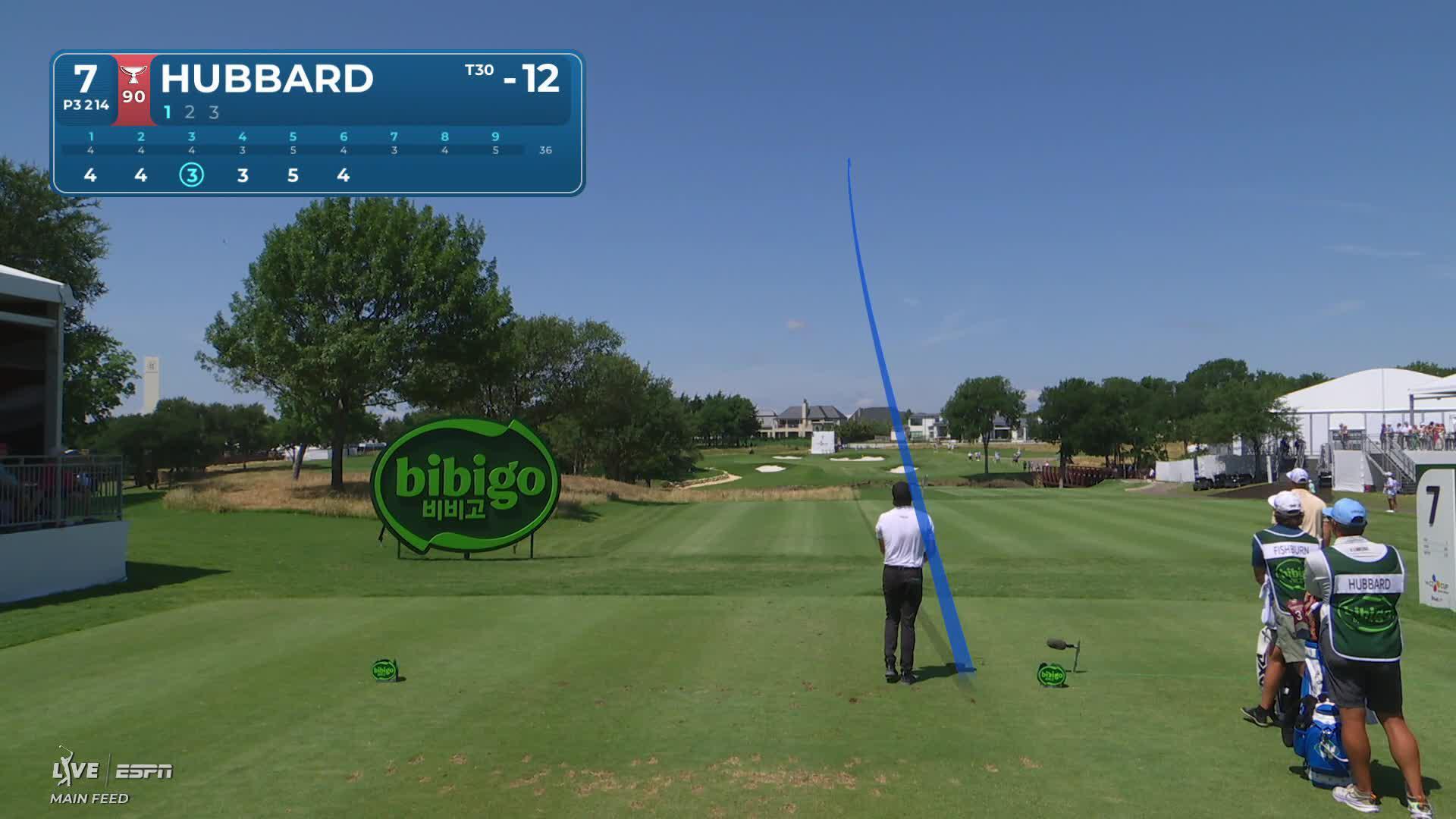 Mark Hubbard hits tee shot to 2 feet, sets up birdie on No. 7 at THE CJ CUP