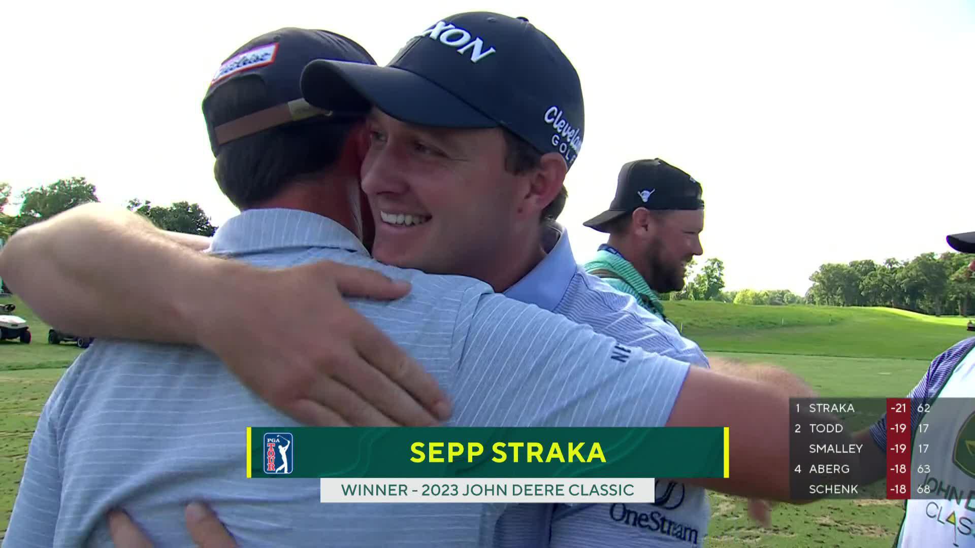 Sepp Straka secures win at John Deere Classic