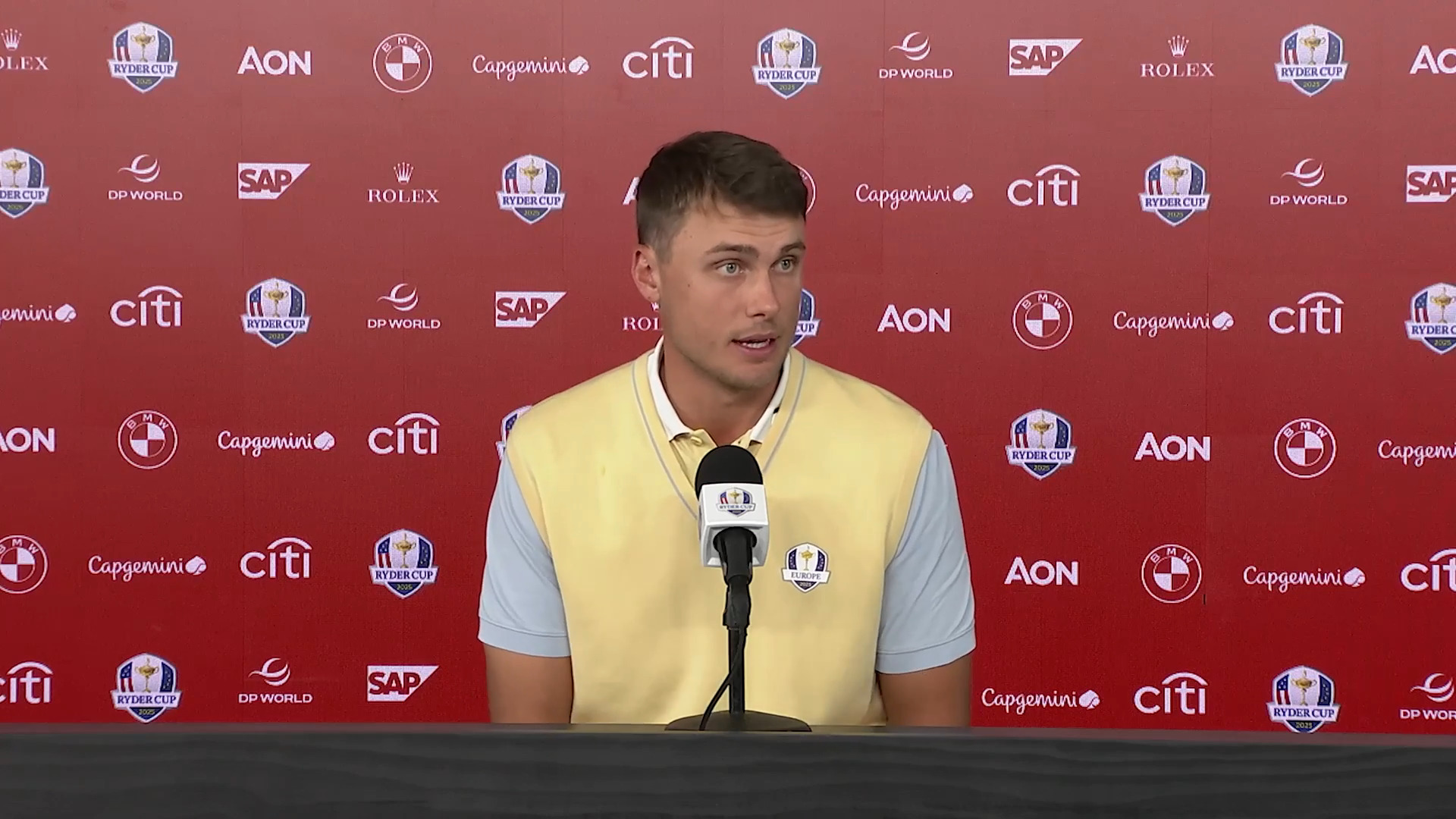 Ludvig Åberg details personal evolution since Ryder Cup debut in Rome