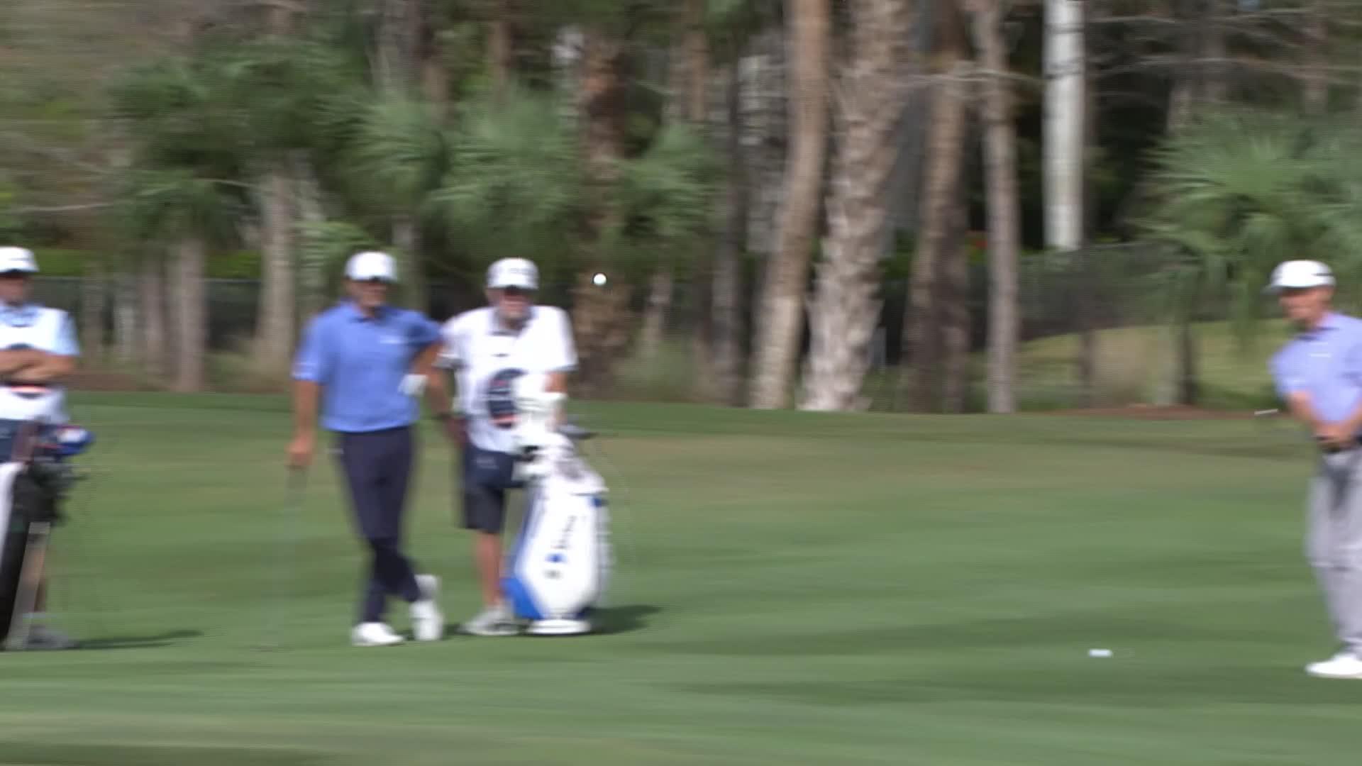 David Toms makes birdie on No. 12 at Chubb Classic