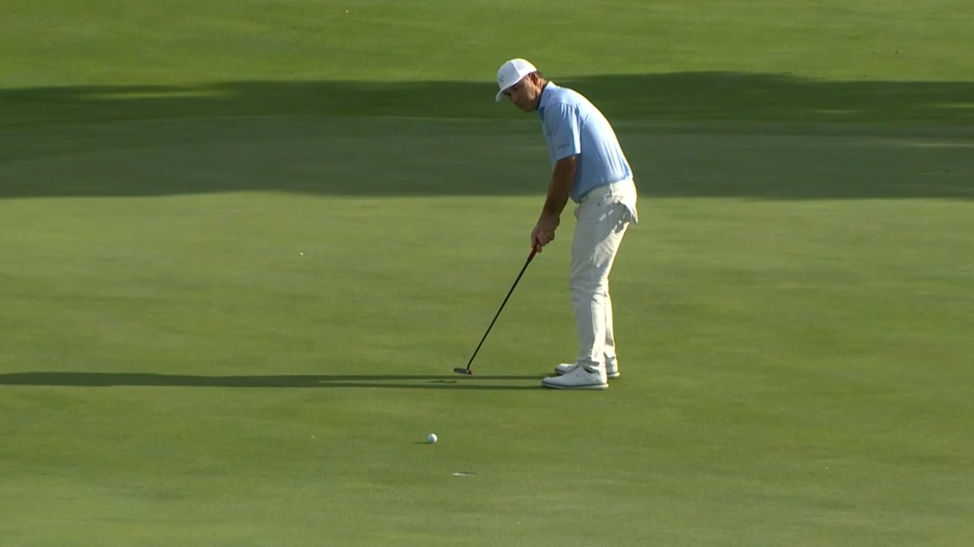 Clark Dennis makes birdie putt at Sanford Int