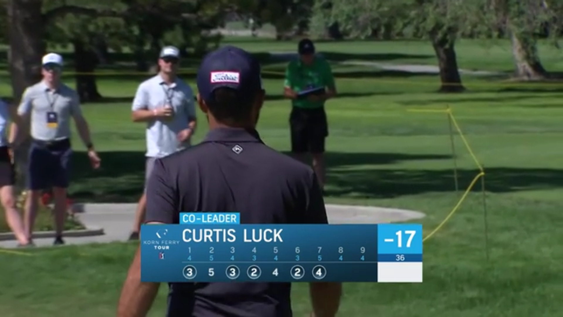 Curtis Luck goes back-to-back with birdie on No. 7 at Utah Championship