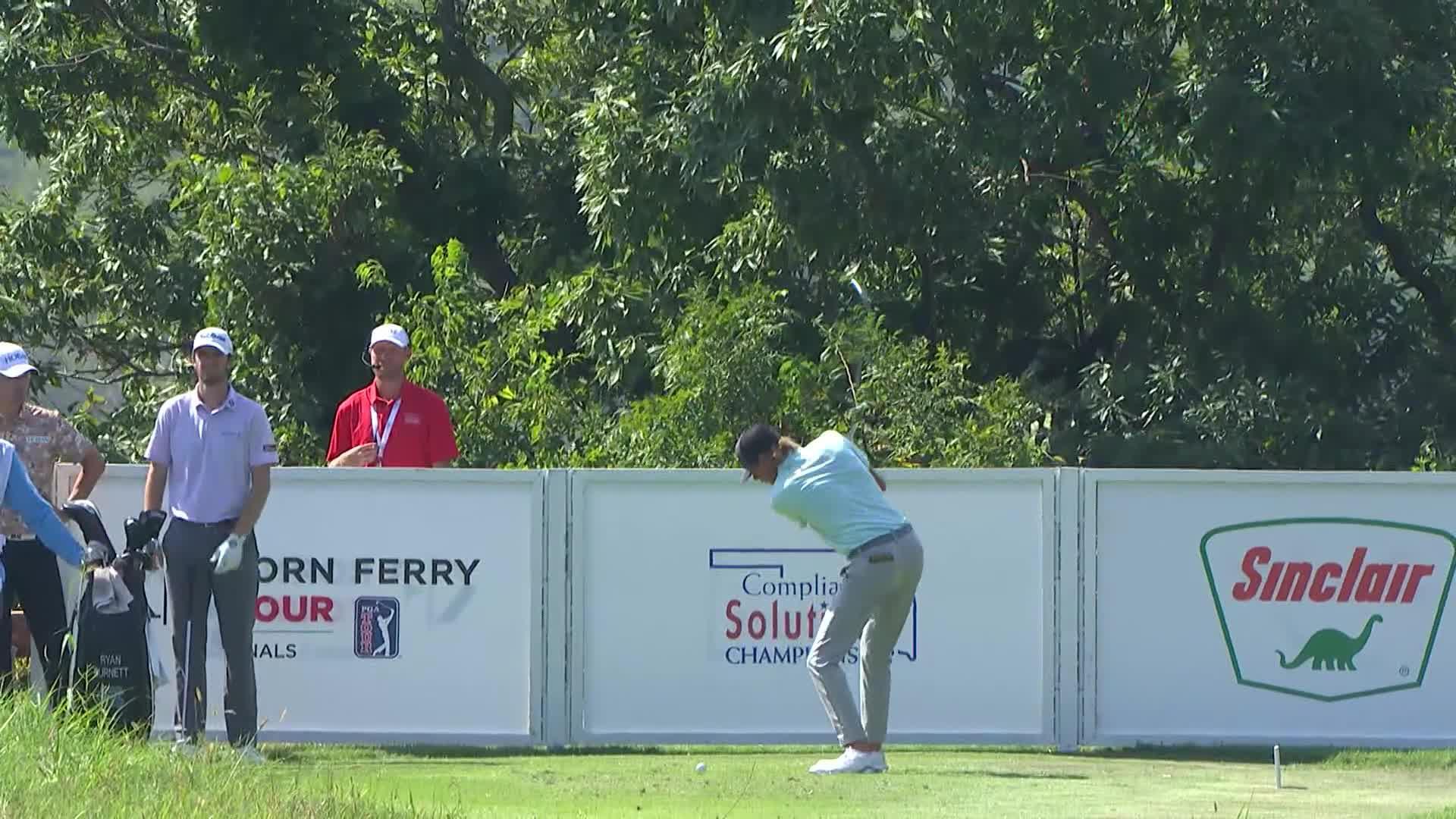 Mark Goetz makes fifth straight birdie or better on back nine at Compliance Solutions