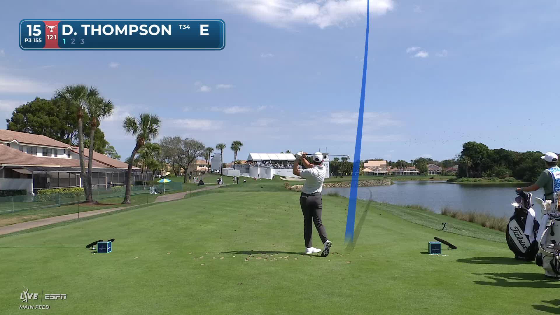 Davis Thompson makes birdie on No. 15 at Cognizant Classic