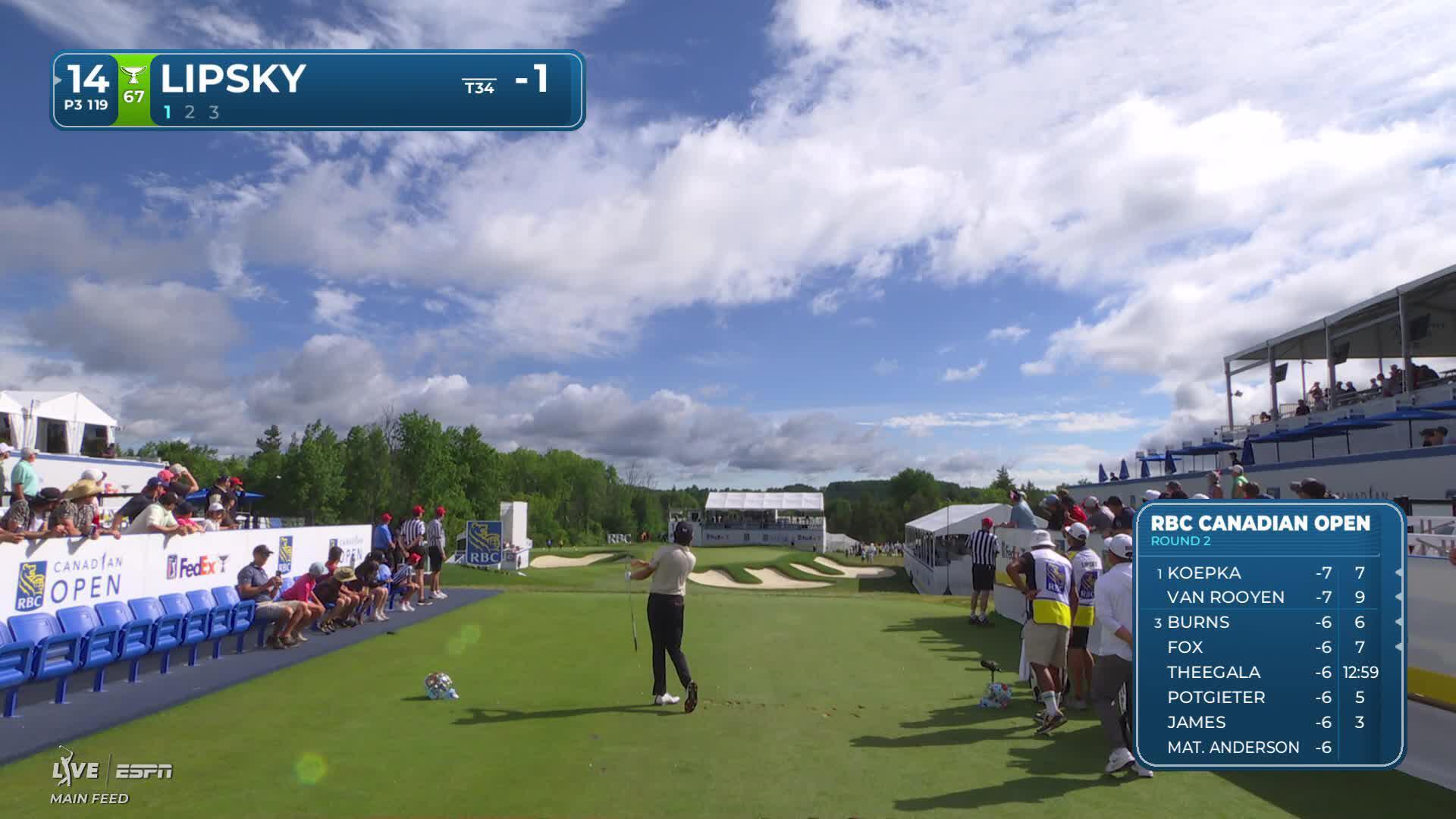 David Lipsky aces No. 14 at RBC Canadian