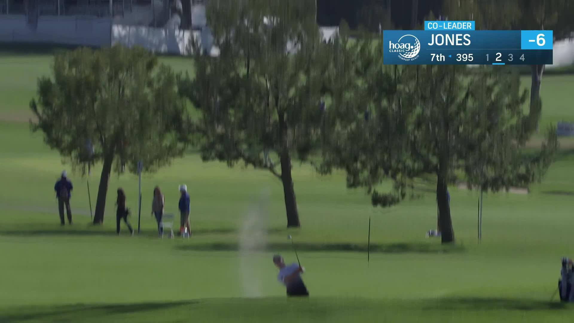 Brendan Jones makes birdie on No. 7 at Hoag Classic
