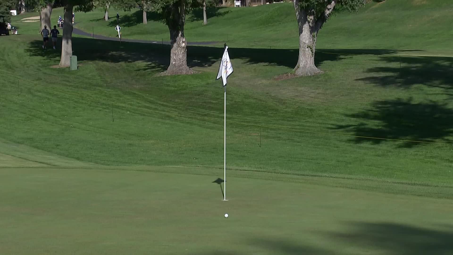 Travis Trace makes birdie on No. 17 at Utah Championship