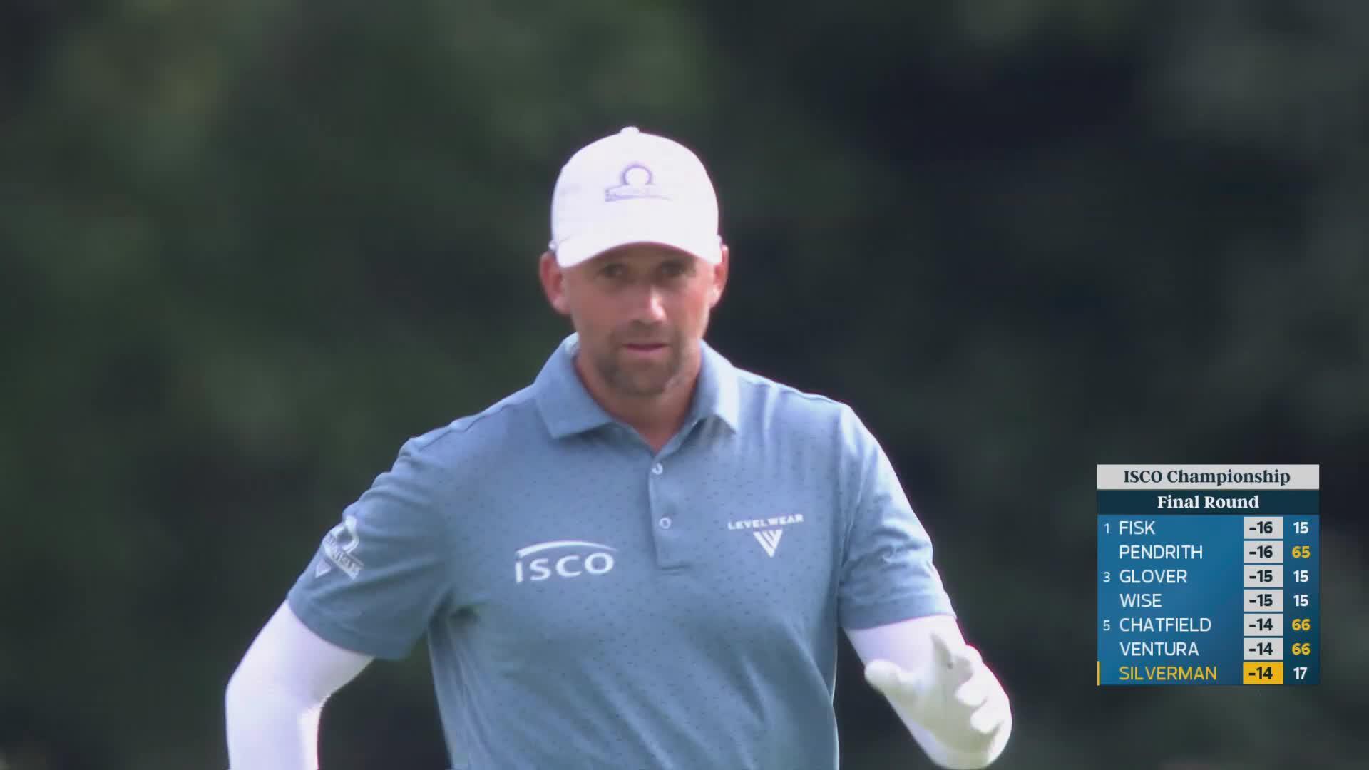 Ben Silverman's 194-yard approach sets up birdie on No. 18 at ISCO Championship
