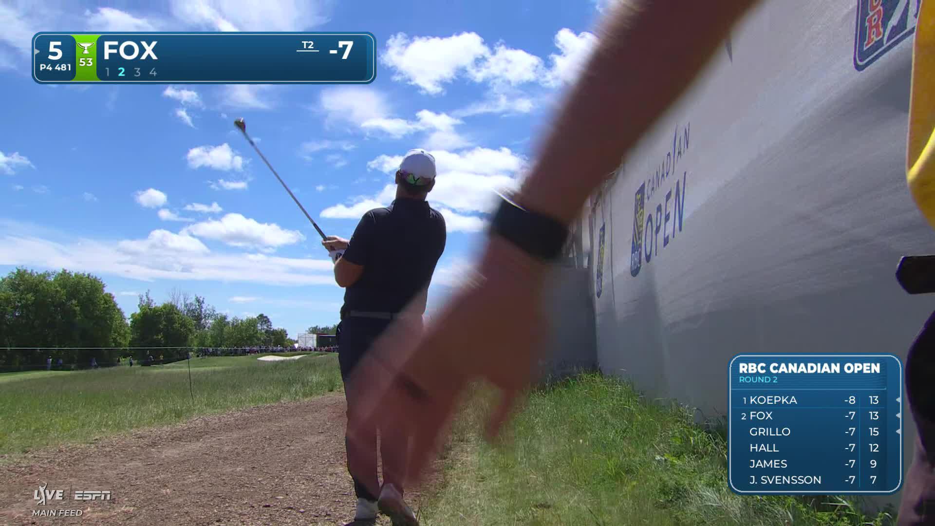 Ryan Fox makes birdie on No. 5 at RBC Canadian