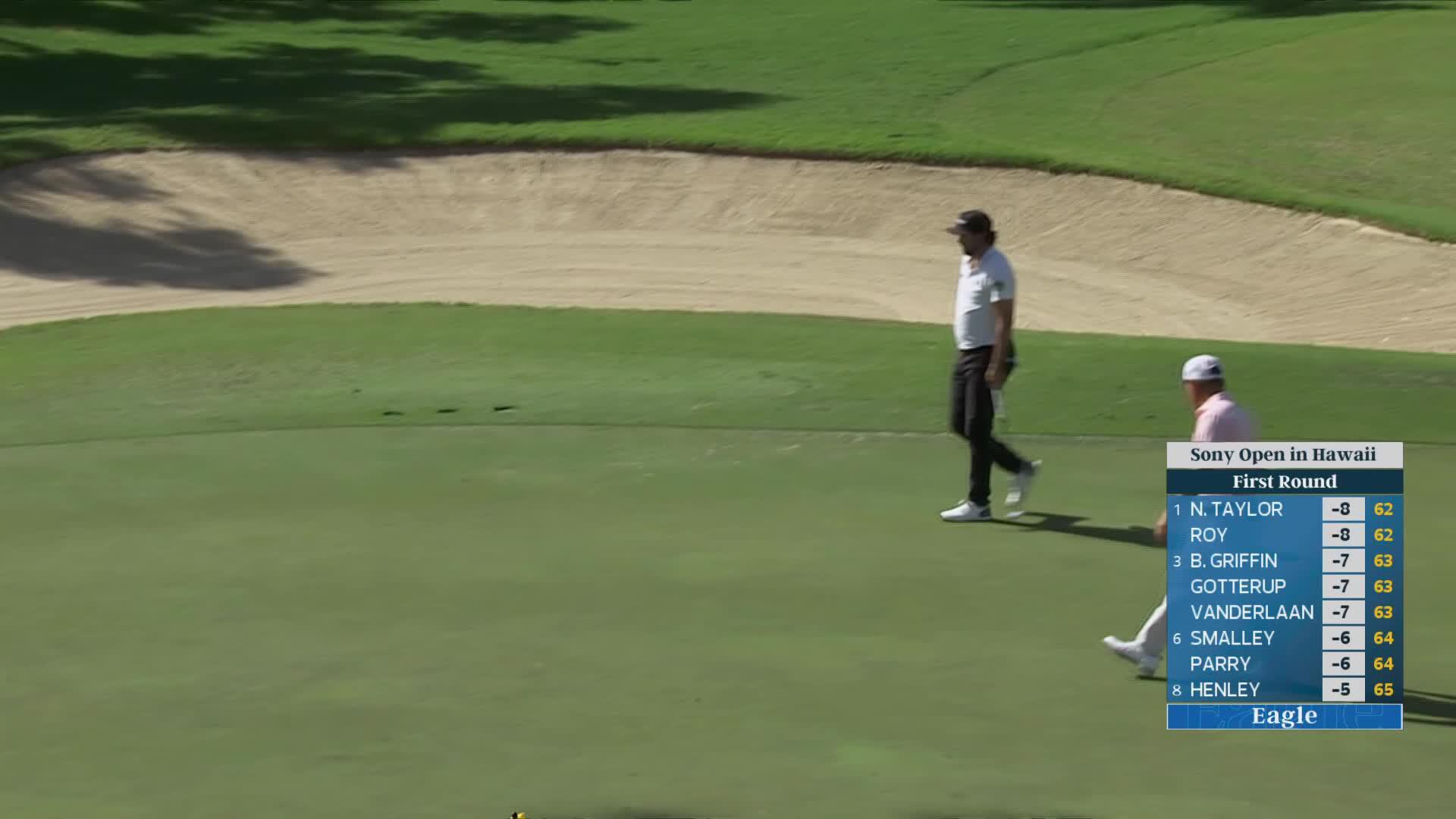 Mark Hubbard sinks 27-foot eagle putt on No. 9 at Sony Open