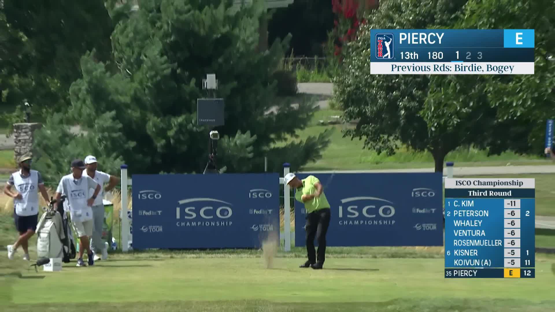Scott Piercy makes birdie on No. 13 at ISCO Championship