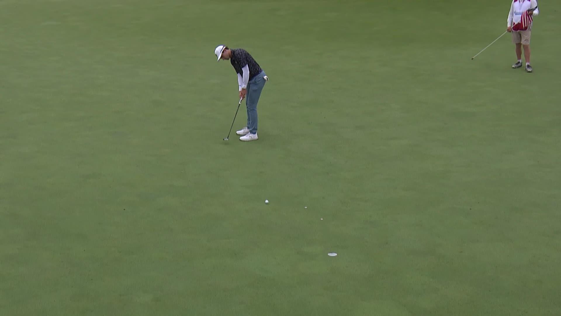 John Marshall Butler makes birdie on No. 18 at Nationwide Children's