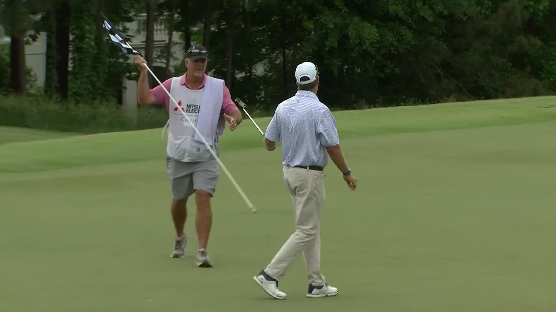 Glen Day makes birdie on No. 13 at Mitsubishi Electric Classic