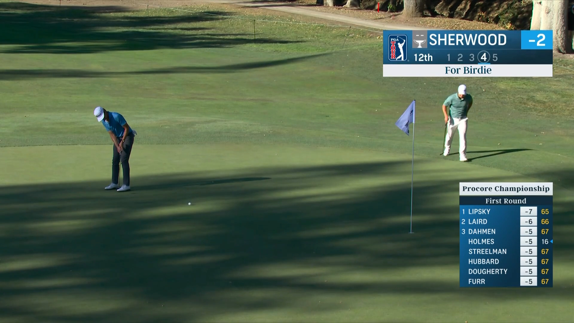 Cole Sherwood pours in 22-foot birdie putt at Procore