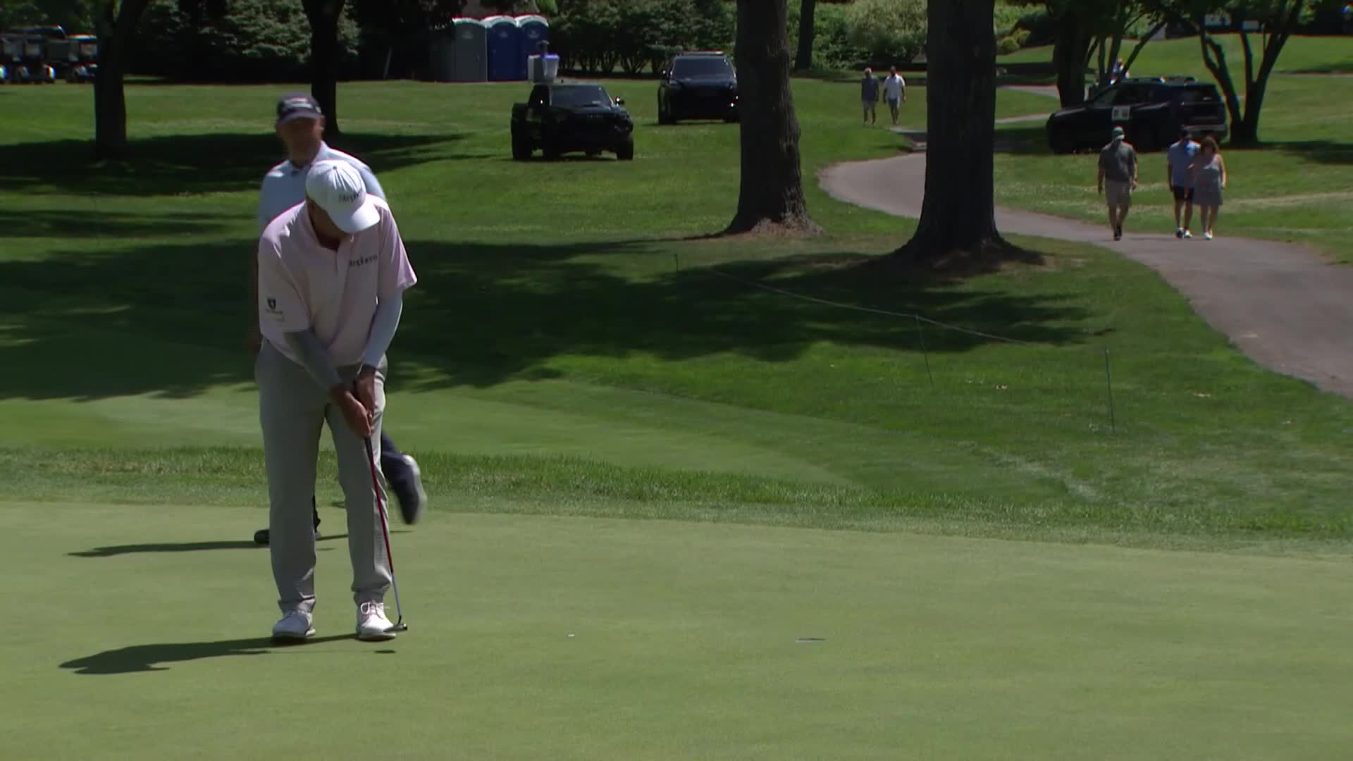 Dicky Pride makes birdie on No. 5 at DICK'S Open