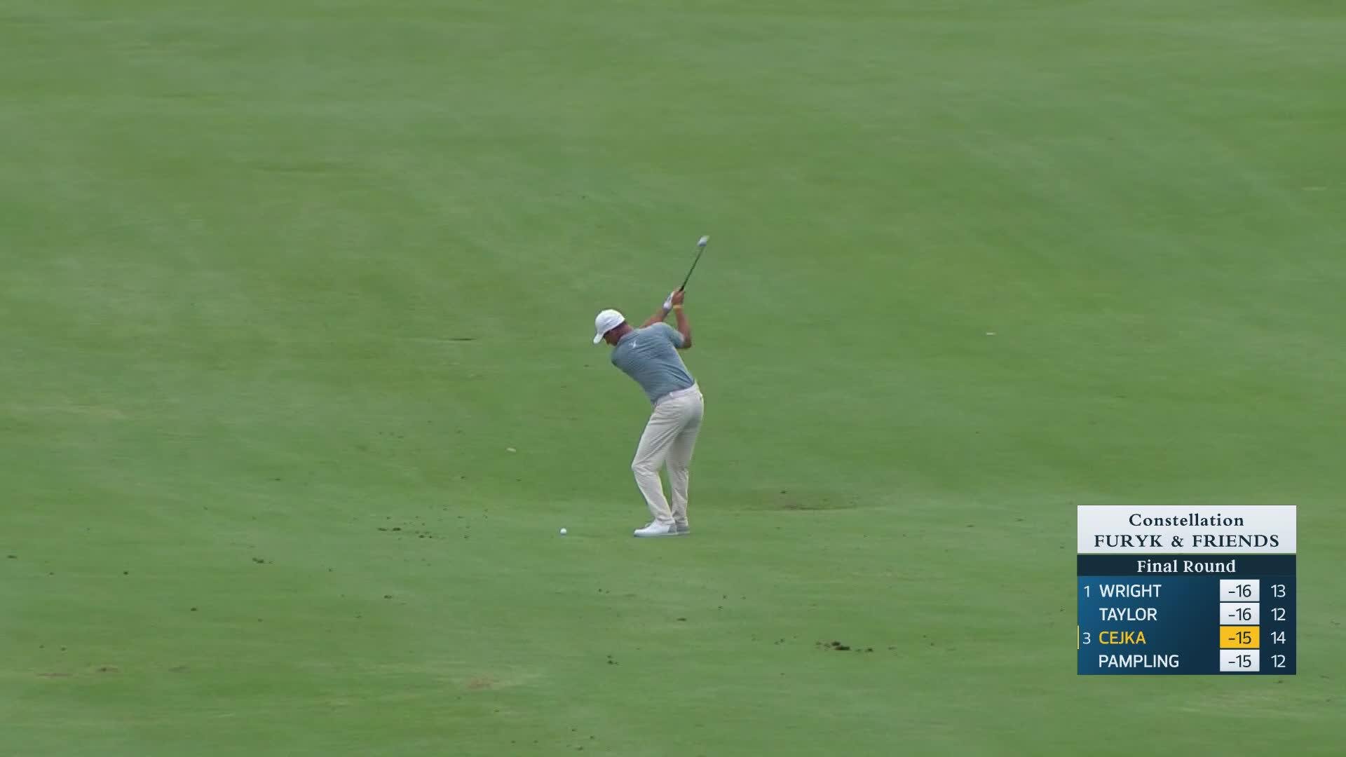 Alex Cejka makes birdie on No. 15 at Constellation FURYK & FRIENDS