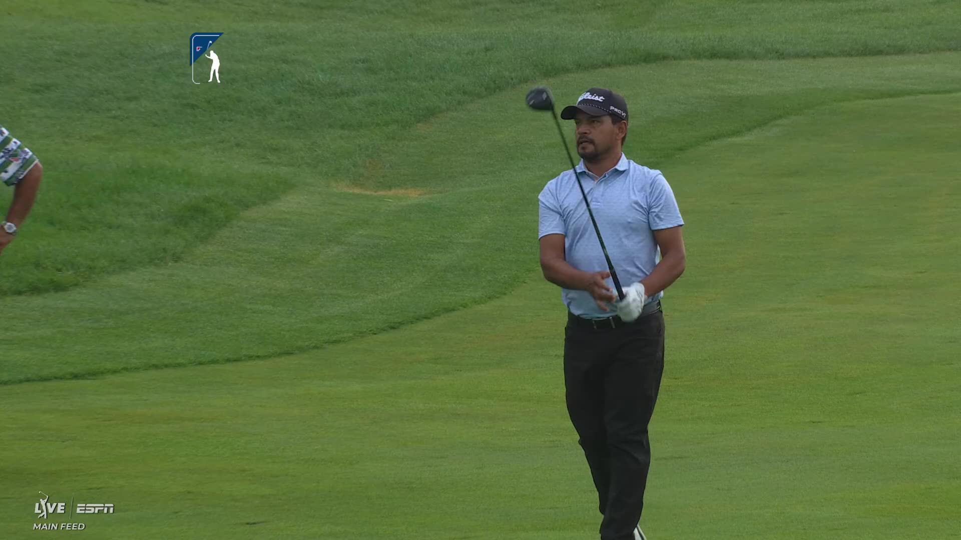 Fabián Gómez reaches par-5 No. 2 in two, makes birdie at John Deere