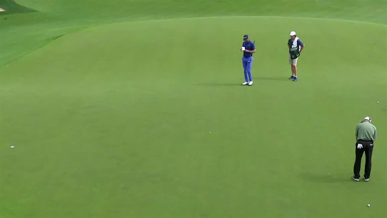 Chad Collins’s 29-foot eagle putt at Travelers