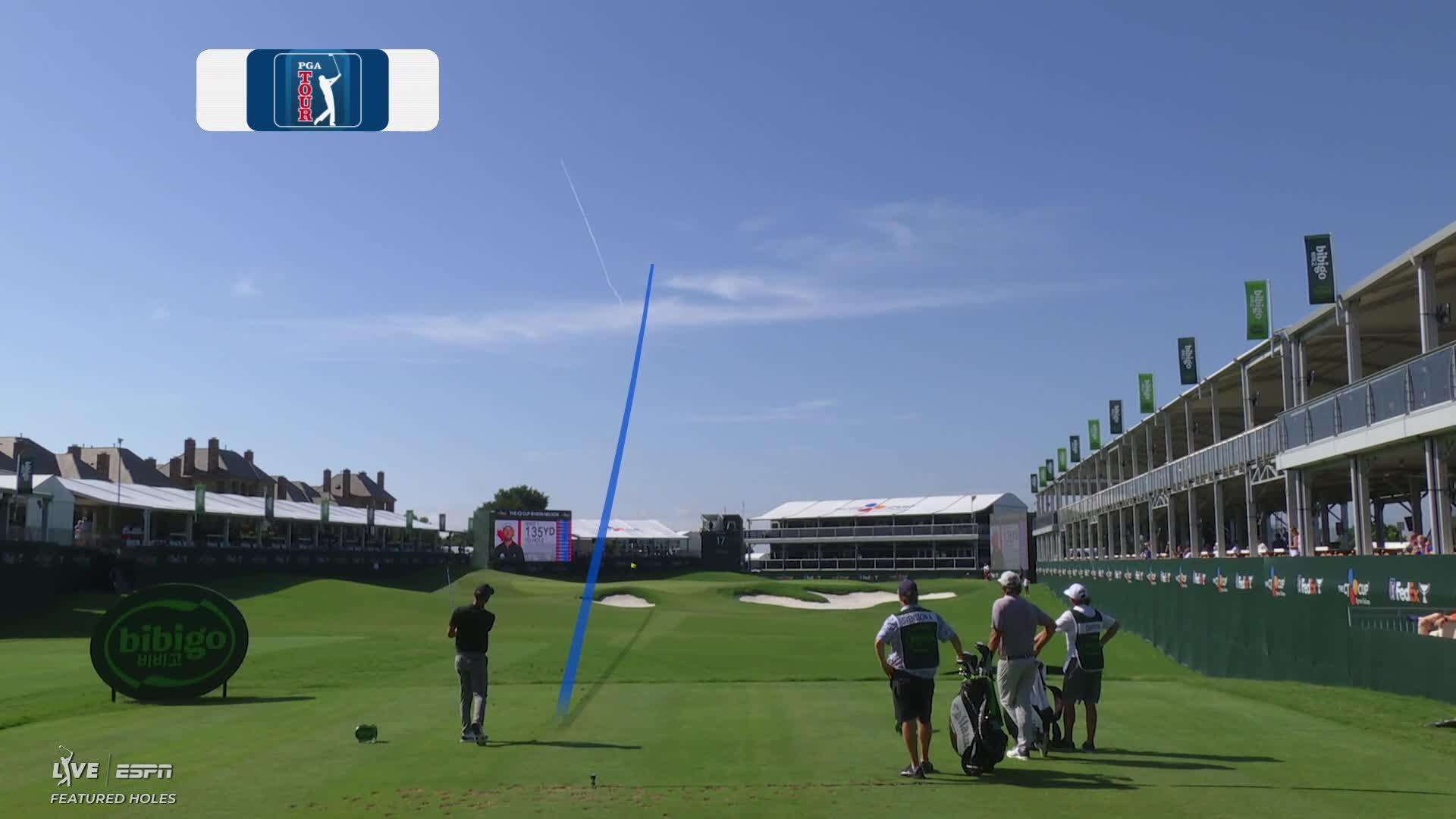 Adam Svensson hits tee shot to 7 feet, sets up birdie on No. 17 at THE CJ CUP