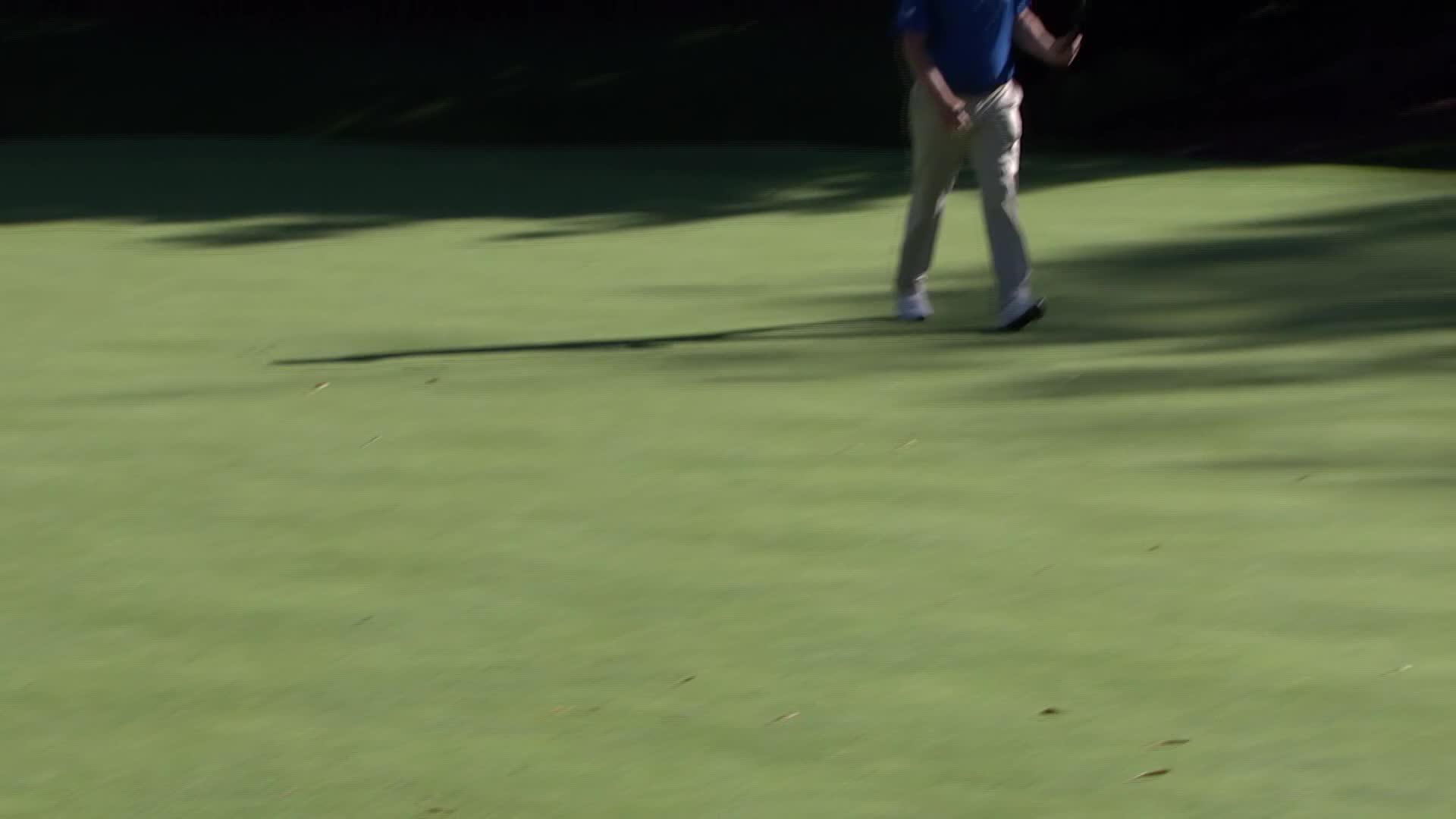 Steve Allan makes birdie putt on No. 15 at Dominion Energy Charity Classic